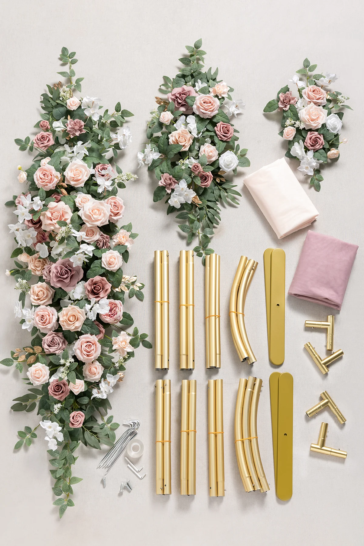 Double Arch Decor Pack in Dusty Rose & Cream | Clearance - Image 11