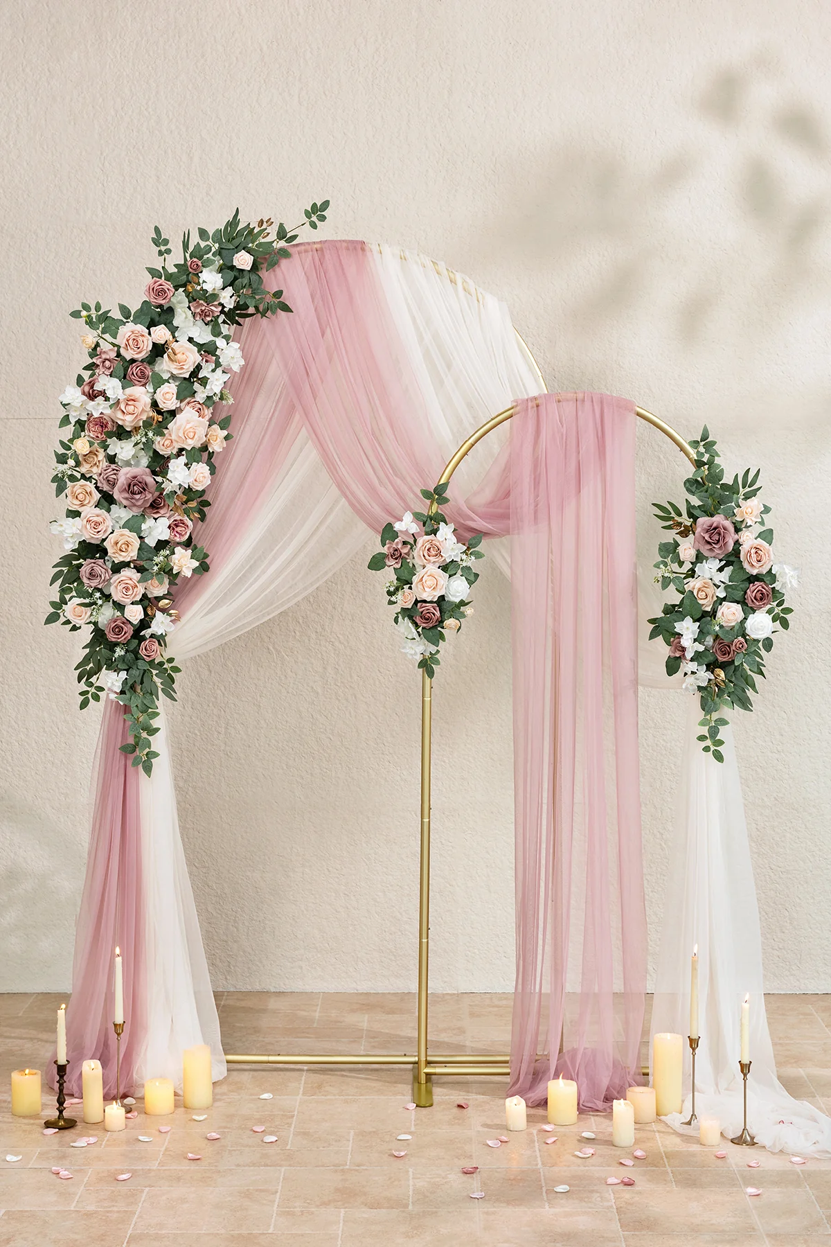 Double Arch Decor Pack in Dusty Rose & Cream | Clearance - Image 2