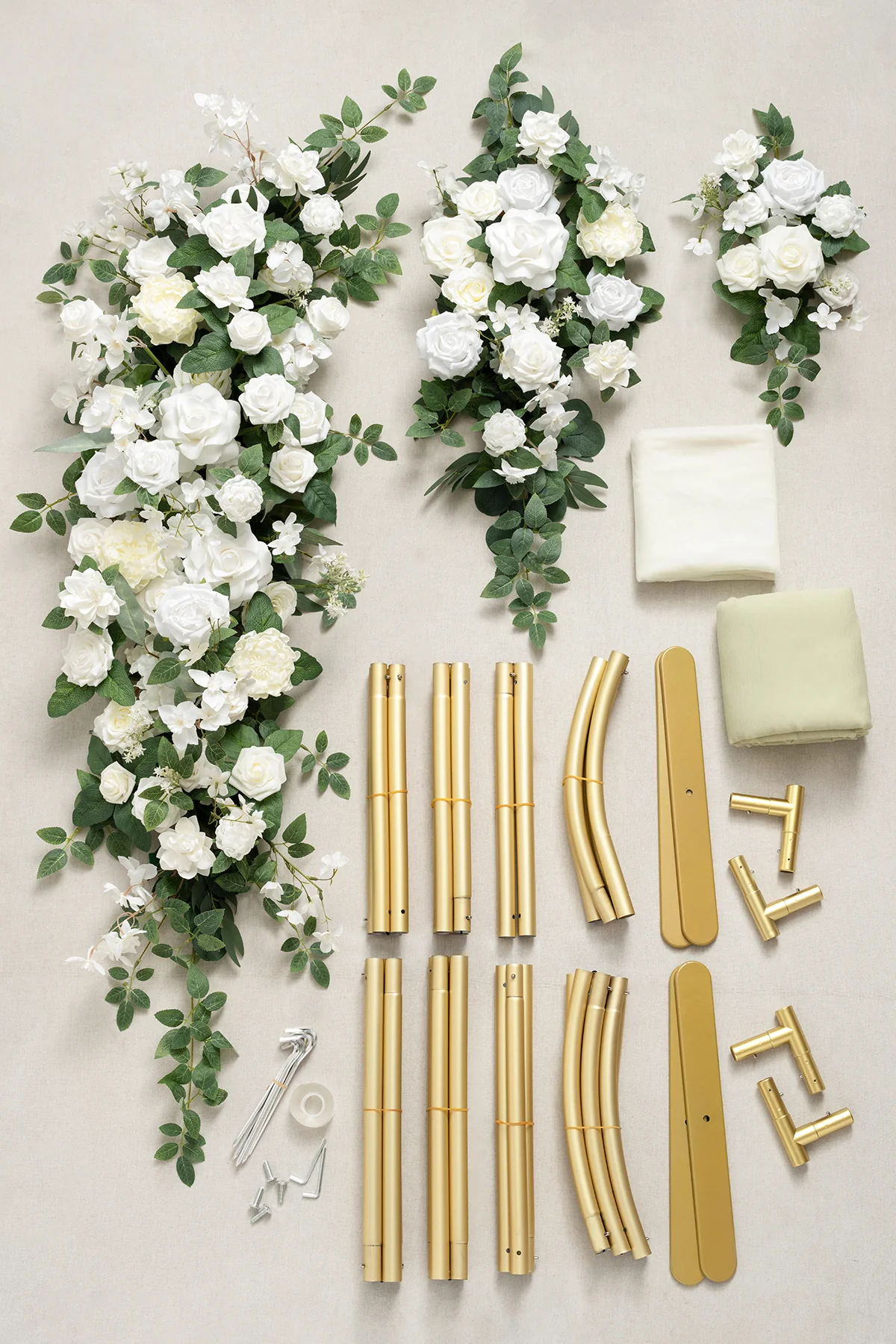 Double Arch Decor Pack in White & Sage | Clearance - Image 10