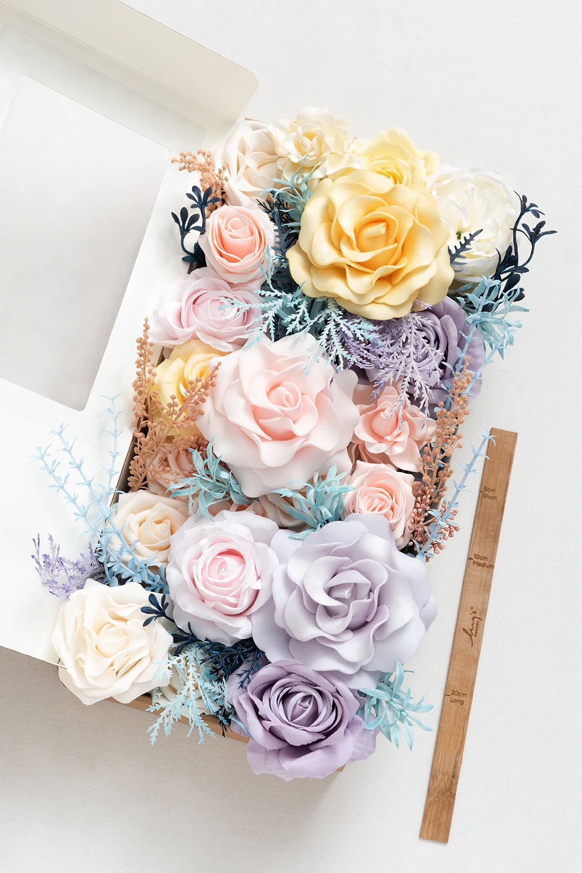 Dusty Blue & Navy Designer Flower Boxes - Image 43