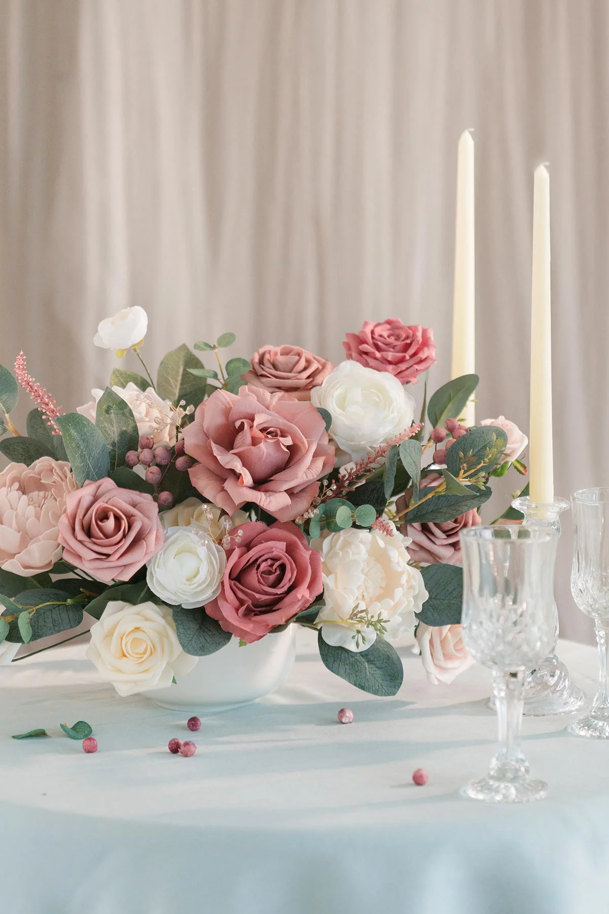 DIY Designer Flower Boxes in Dusty Rose & Cream - Image 12