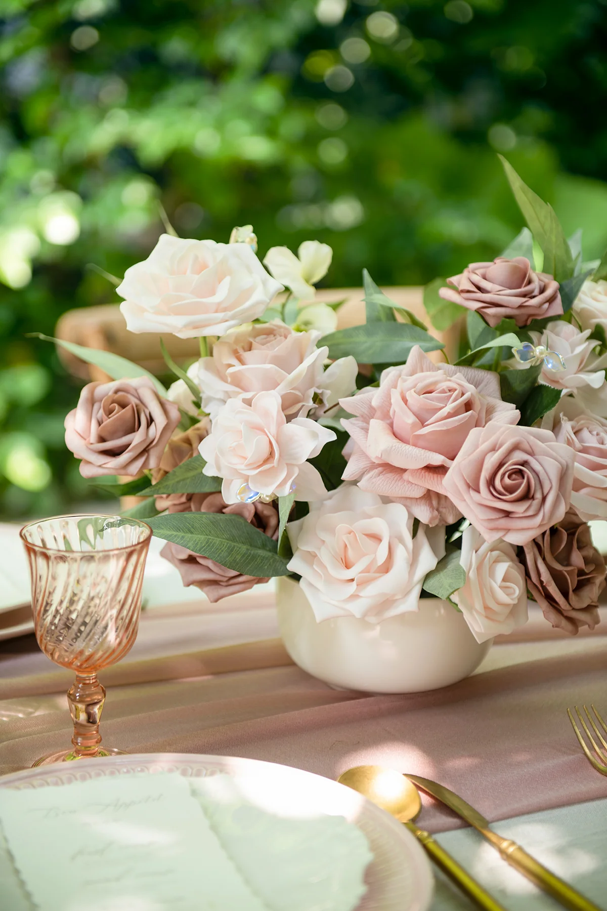 Dusty Rose Designer Flower Boxes - Image 7
