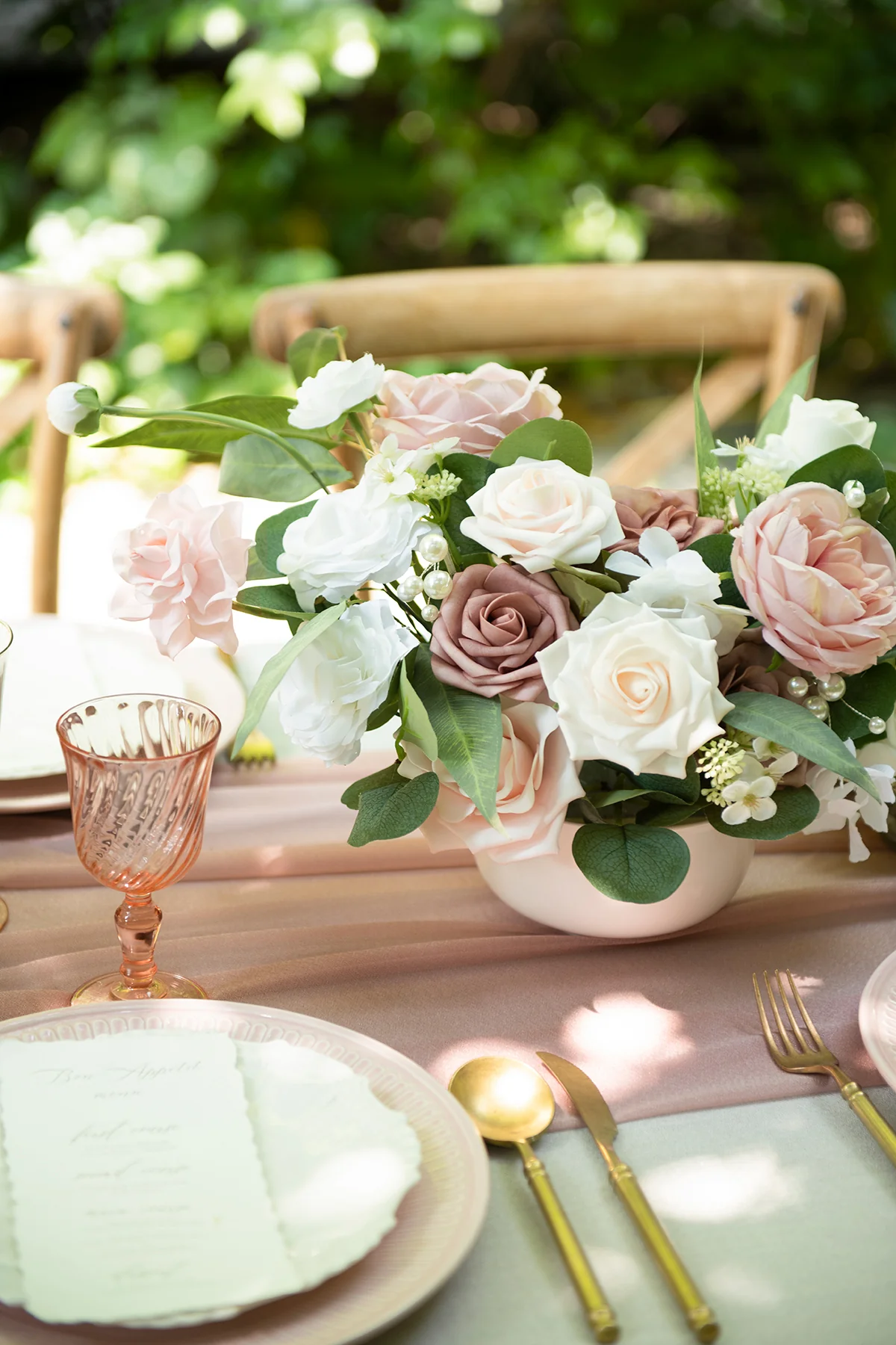 Dusty Rose Designer Flower Boxes - Image 9