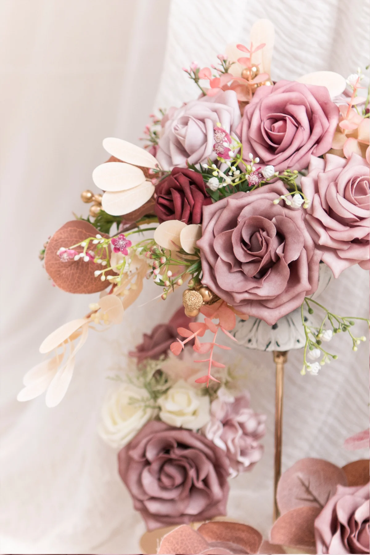 DIY Designer Flower Boxes in Dusty Rose & Mauve - Image 3