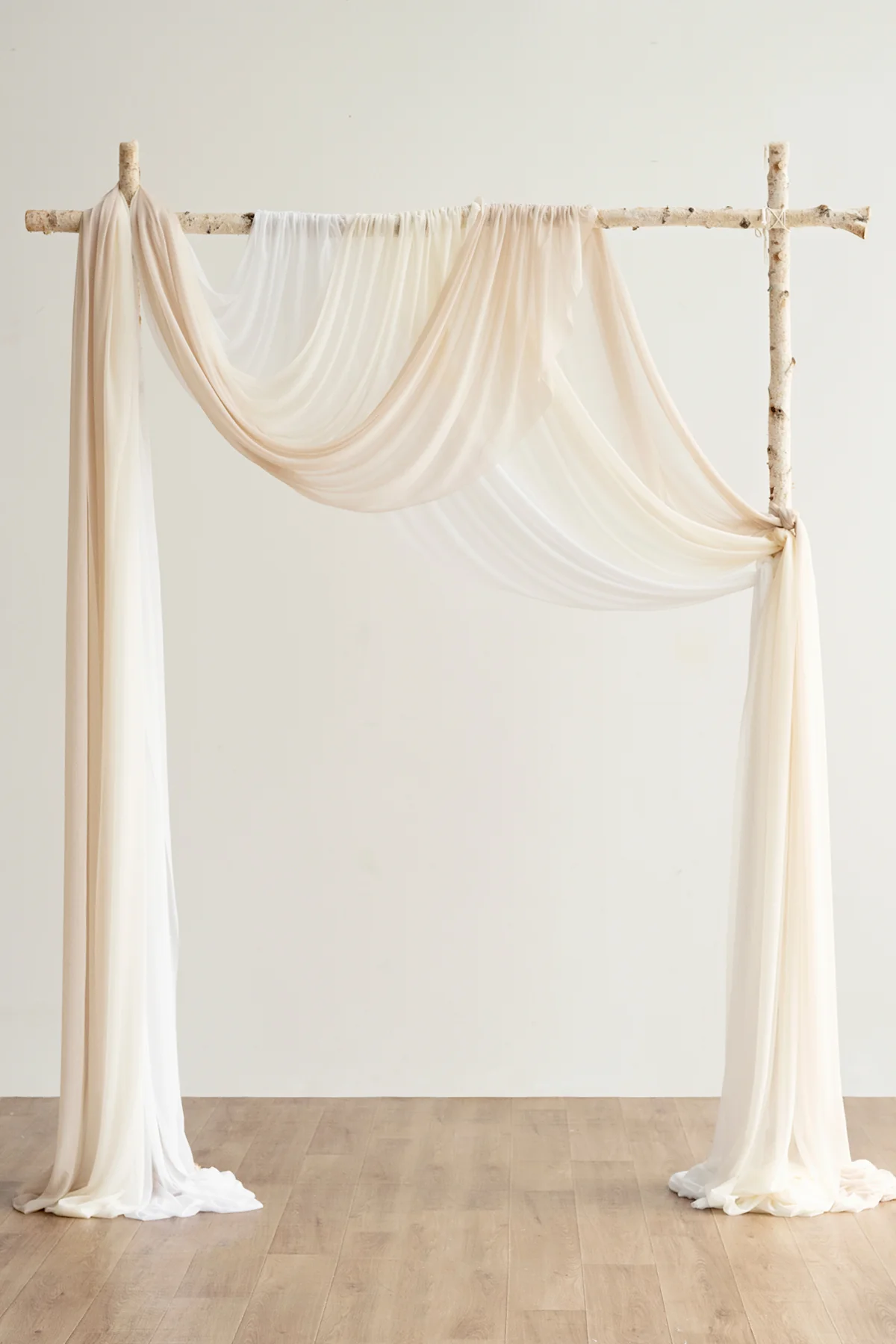 Easy Hanging Sheer Arch Draping (Set of 3) - Image 2