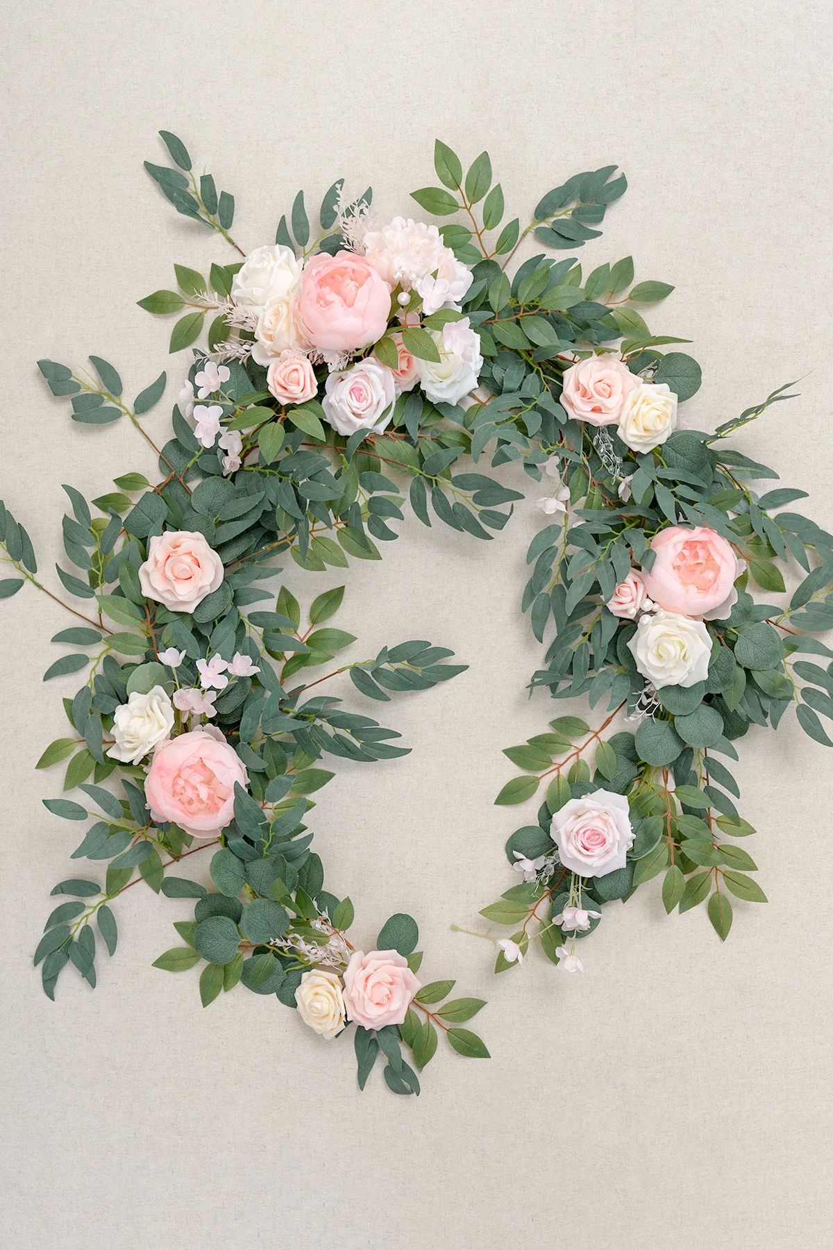 6ft Flower Garland in Blush & Cream - Image 5