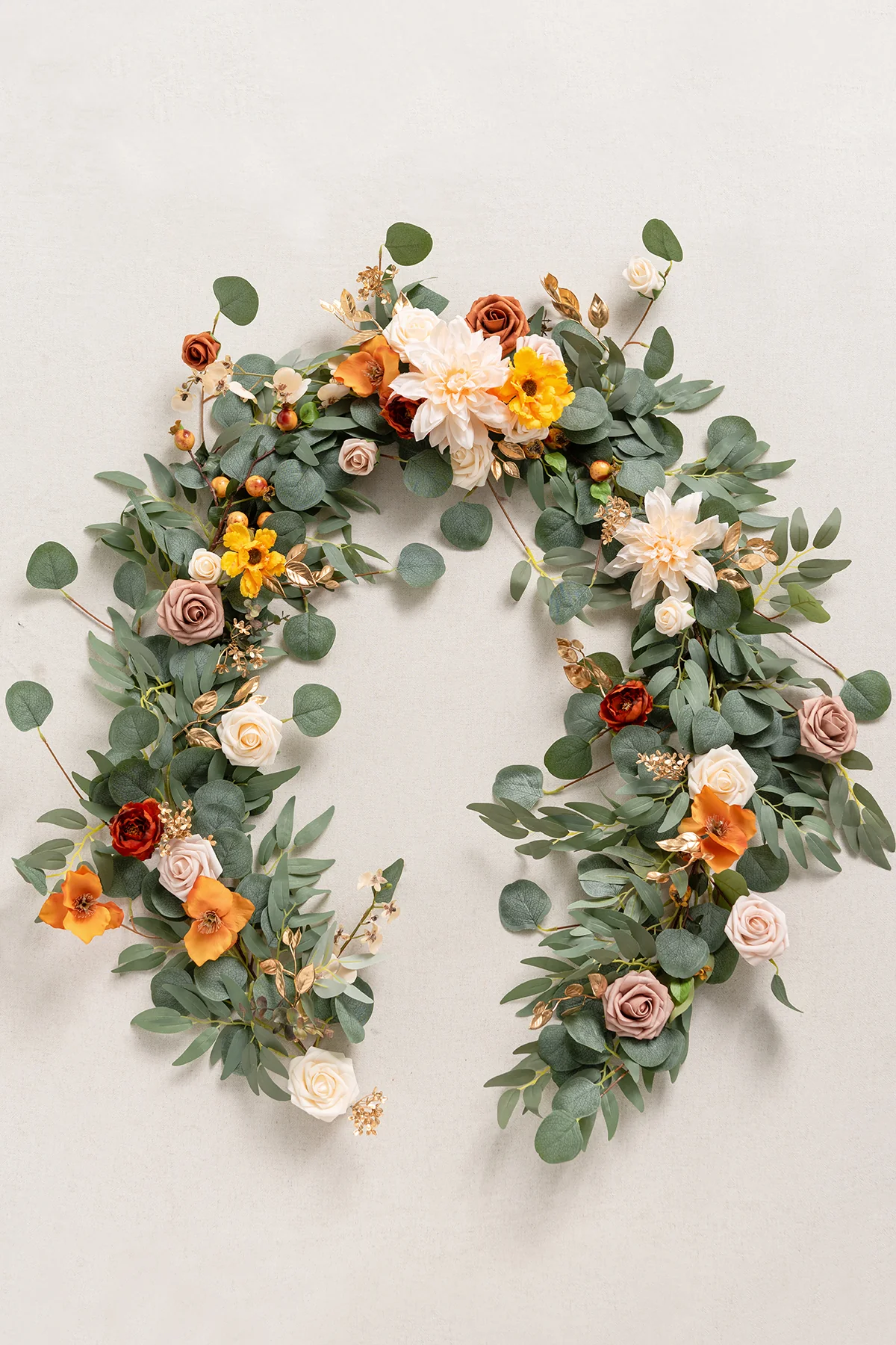 6ft Flower Garland in Sunset Terracotta | Clearance - Image 7