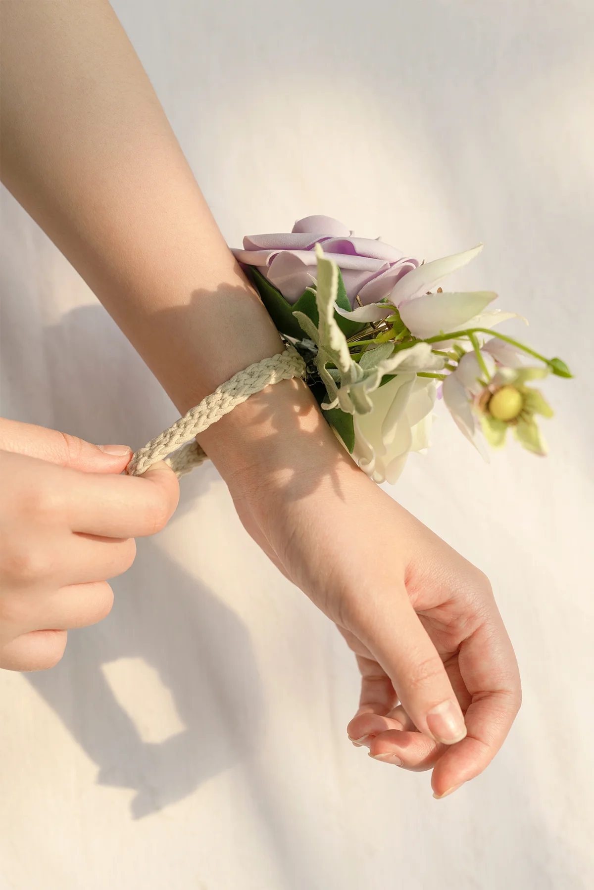 Flash Sale | Wrist Corsages in Lilac & Gold - Image 5