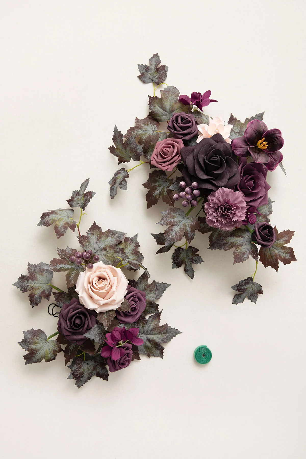 Flexible Combo Set Flower Sign Decor in Plum Velvet Wedding | Clearance - Image 7