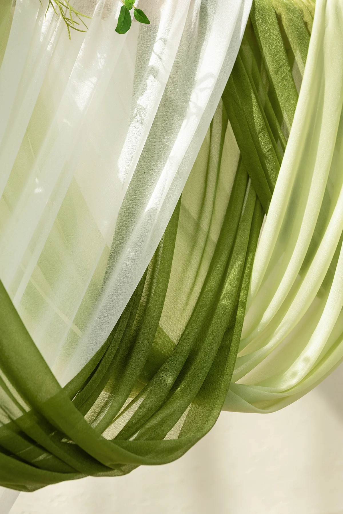 Flower Arch Decor with Drapes in May Lily & Olive | Clearance - Image 3