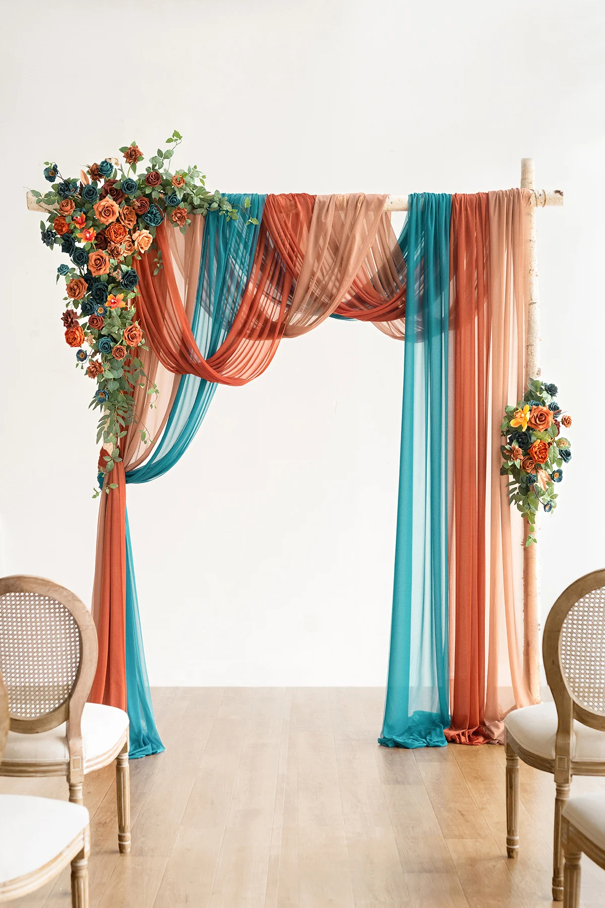 Wedding Flower Packages in Dark Teal & Burnt Orange - Image 24