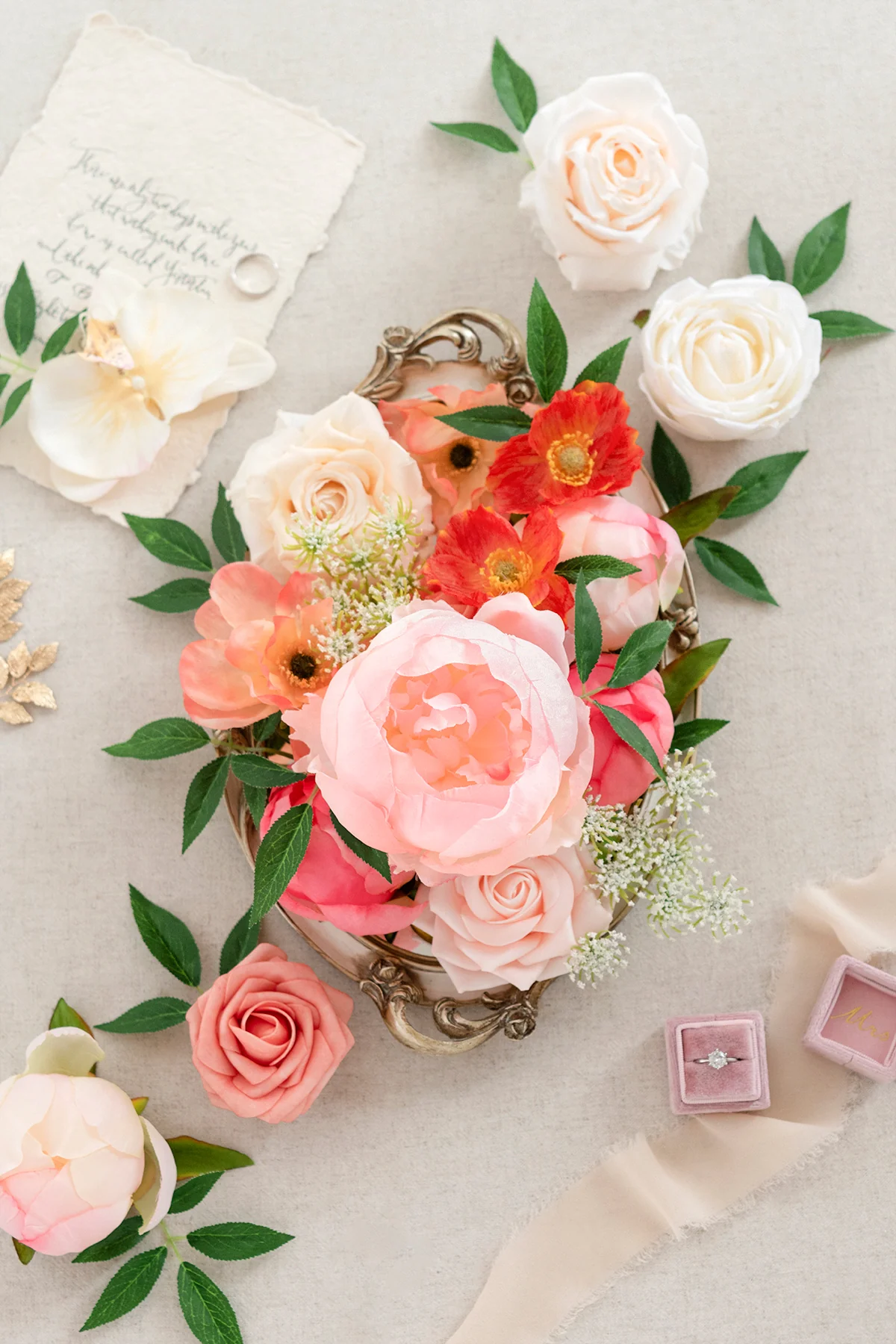 Flower Box Set for DIY - Vivien Coral Grand Box - Image 3