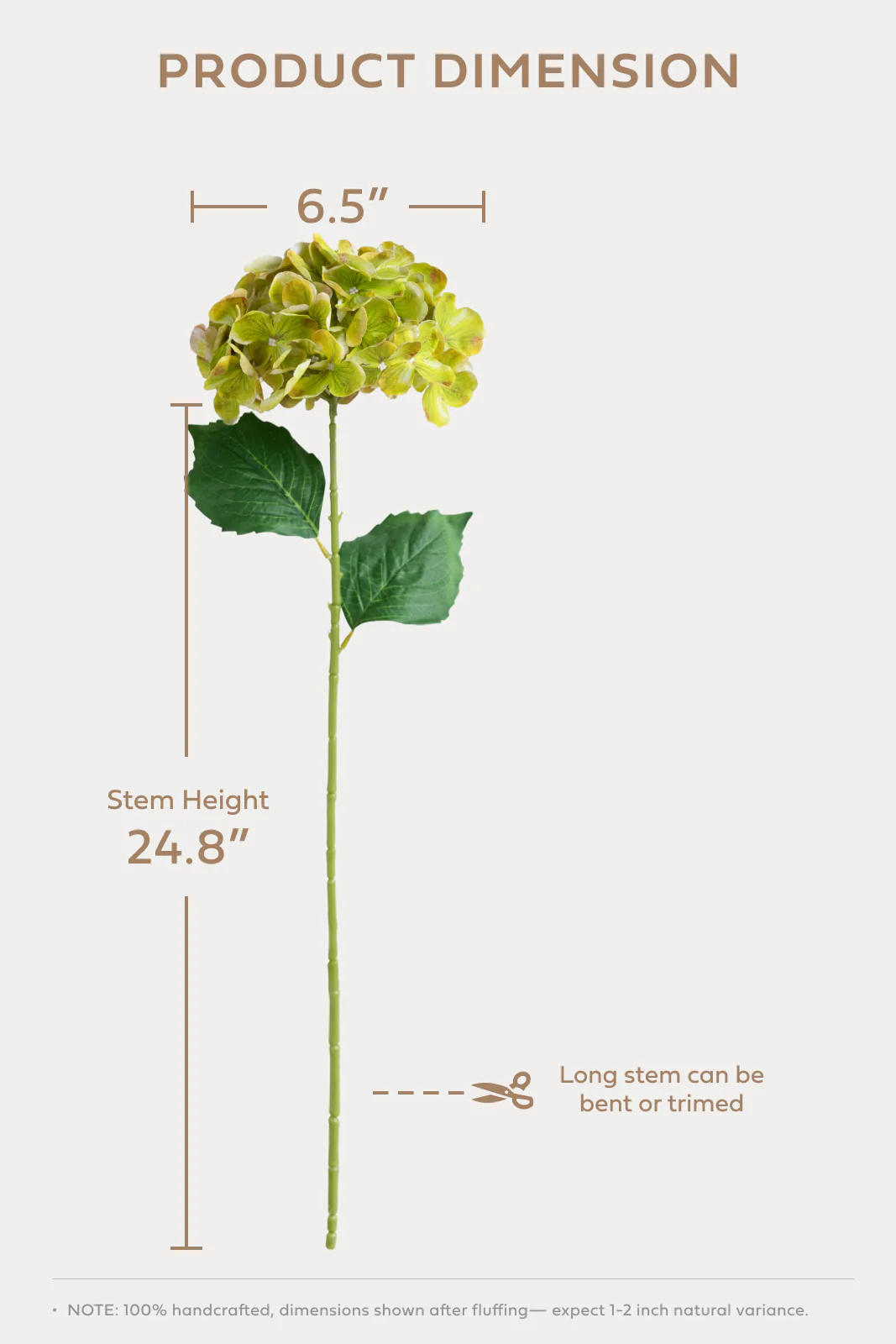 Hydrangeas with Stem - Berry Pink - Image 6