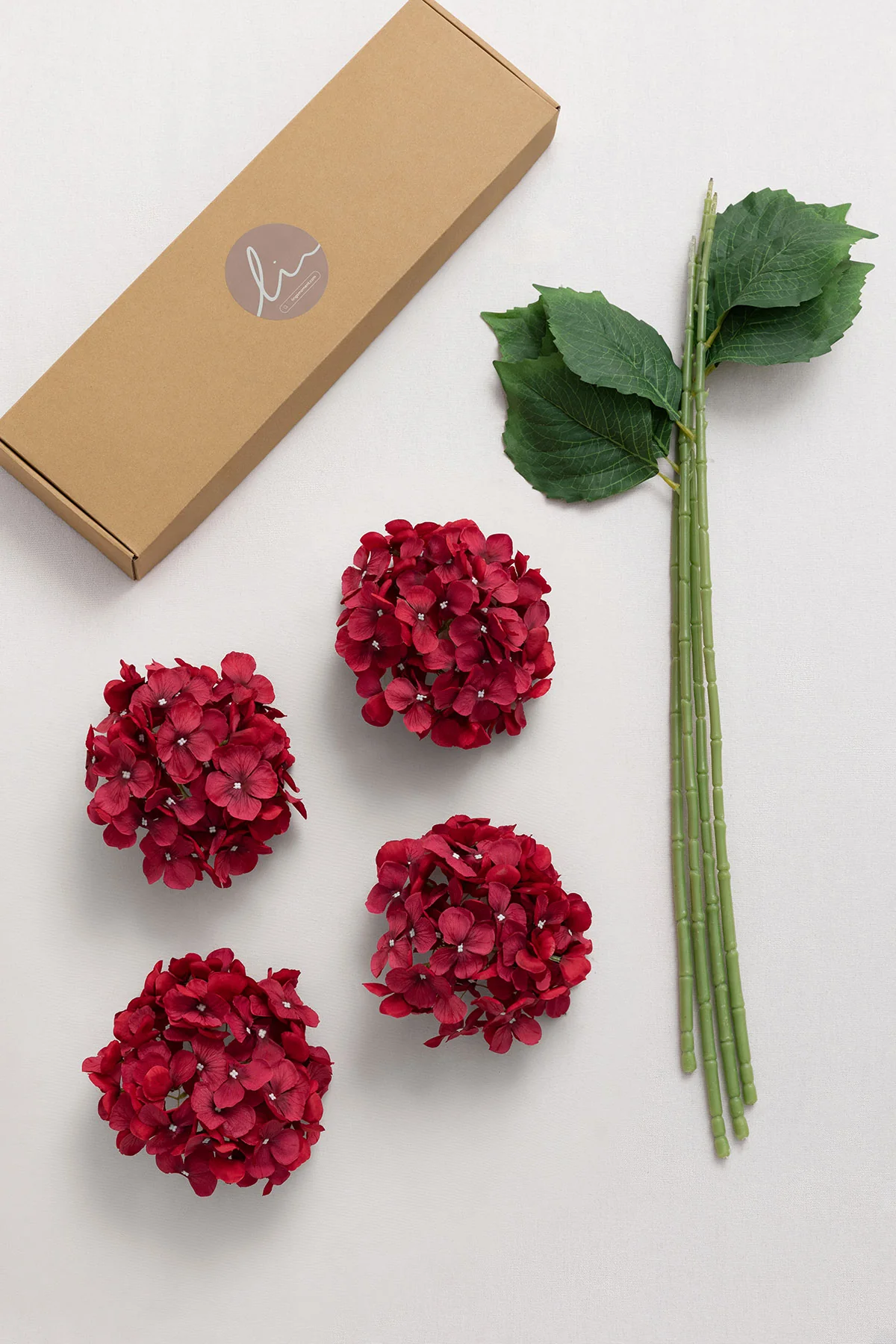 Hydrangeas with Stem - Black Baccara - Image 5