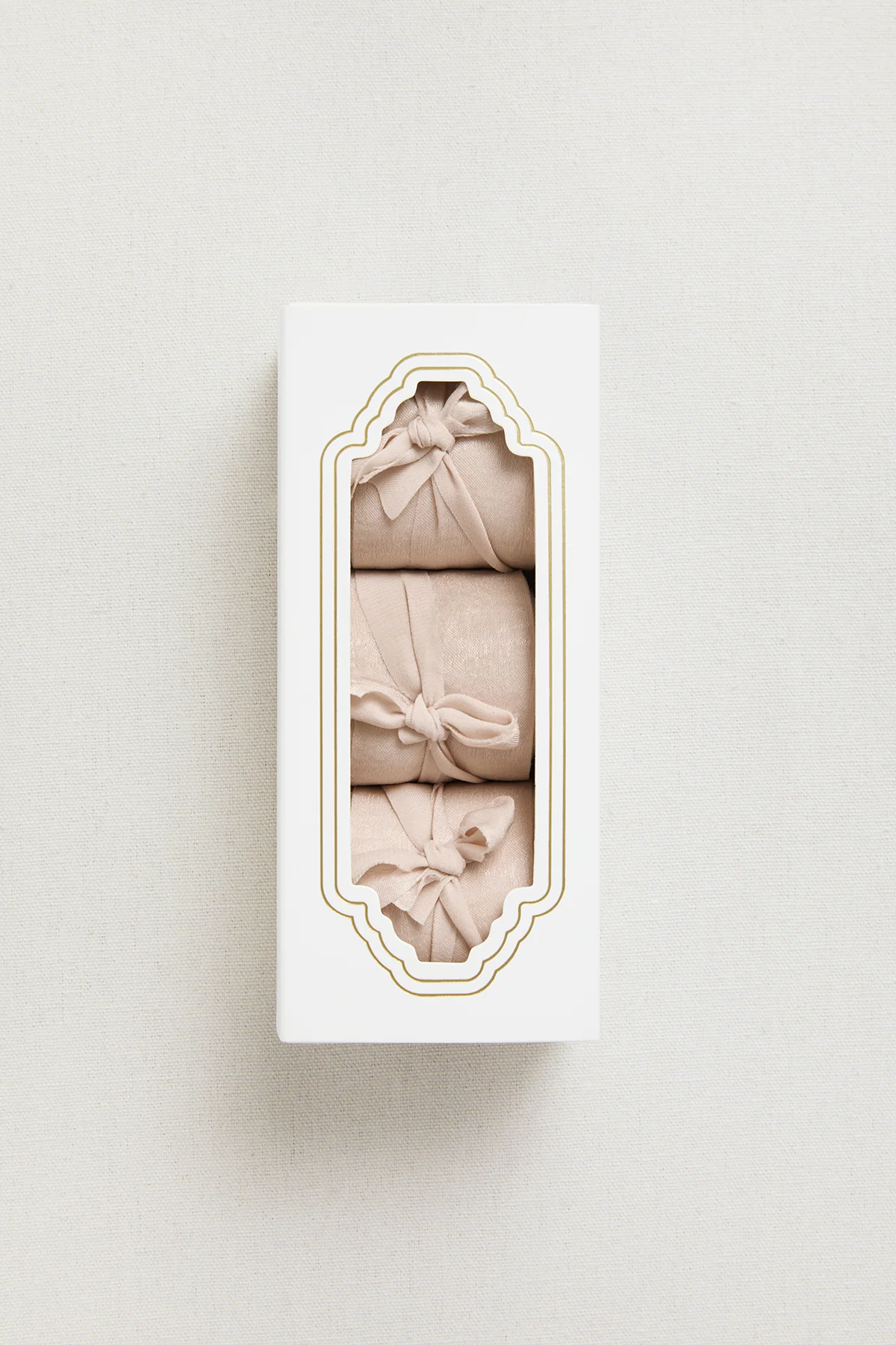 Matte Satin Ribbons 1.5" w x 6 Yards - Nude (Set of 3) | Clearance - Image 3