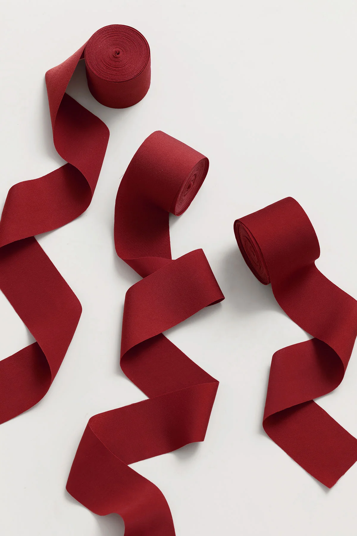 Matte Satin Ribbons 1.5" w x 6 Yards (Set of 3)