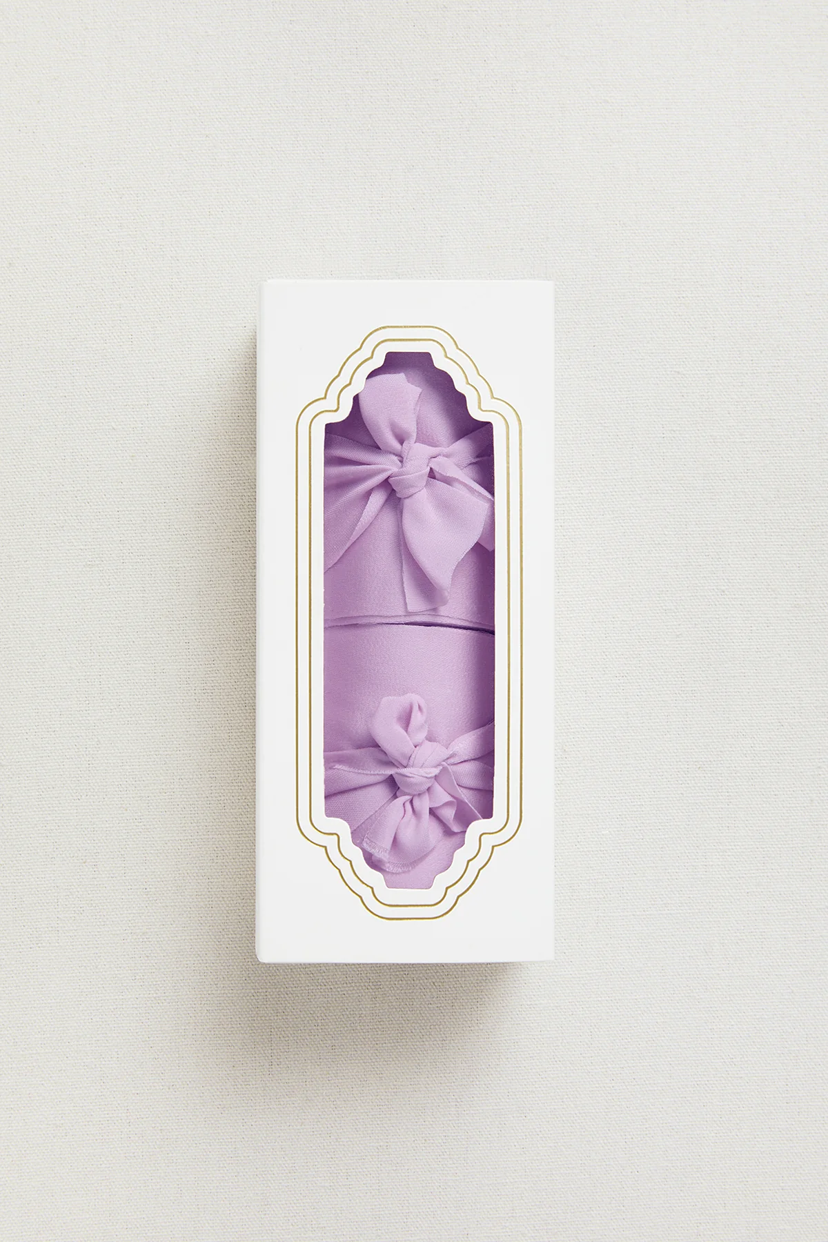 Matte Satin Ribbons 2.4" W × 6.5 Yards (Set of 2) in Dusty Violet | Clearance - Image 4
