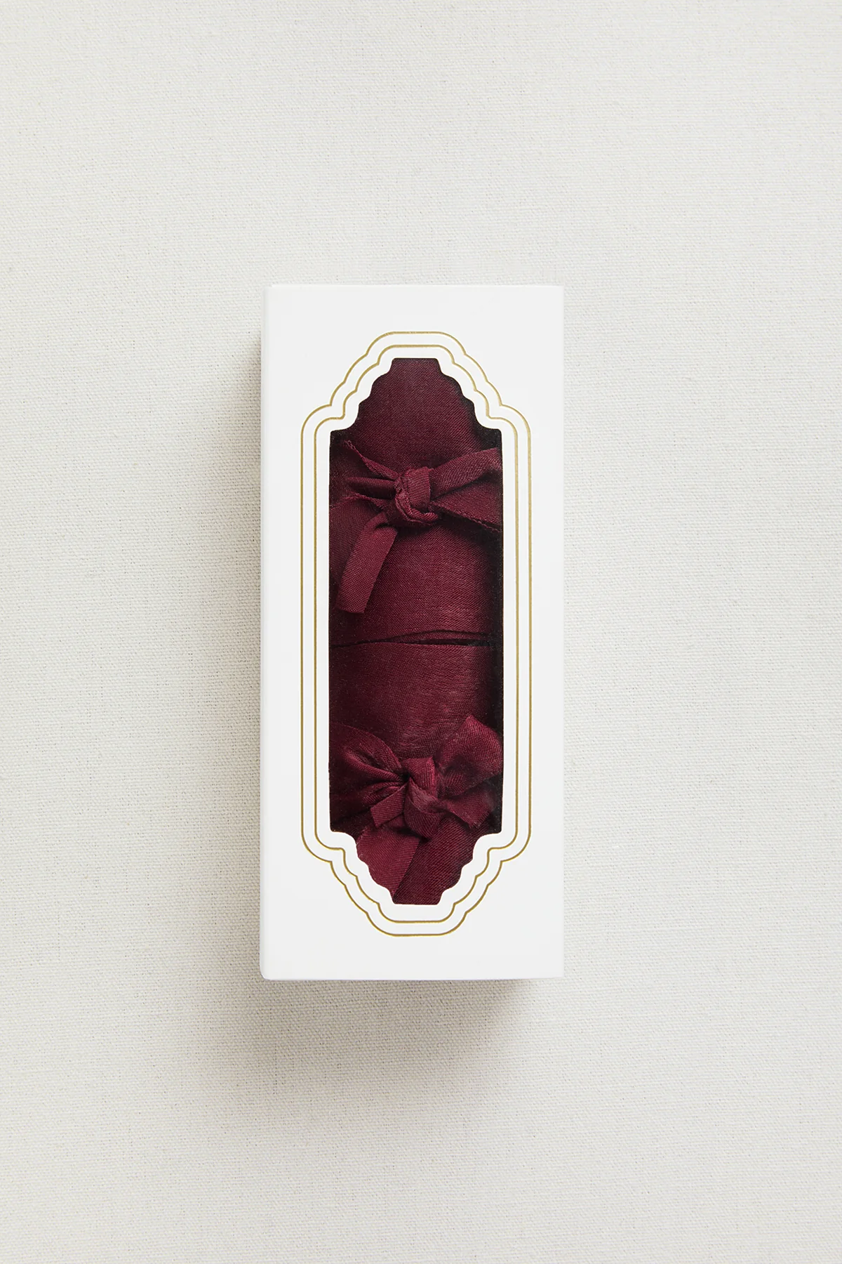 Matte Satin Ribbons 2.4" W × 6.5 Yards in Burgundy (Set of 2) - Image 4