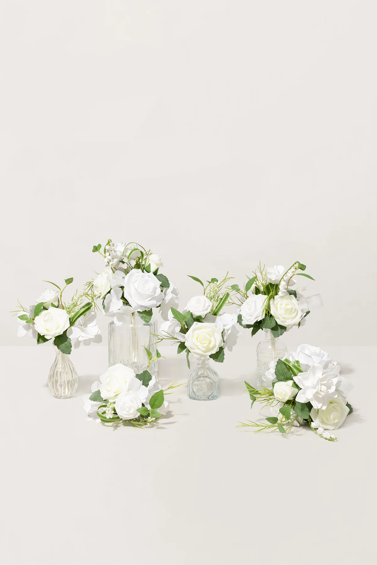Mini Premade Flower Centerpiece Set in May Lily & Olive | Clearance