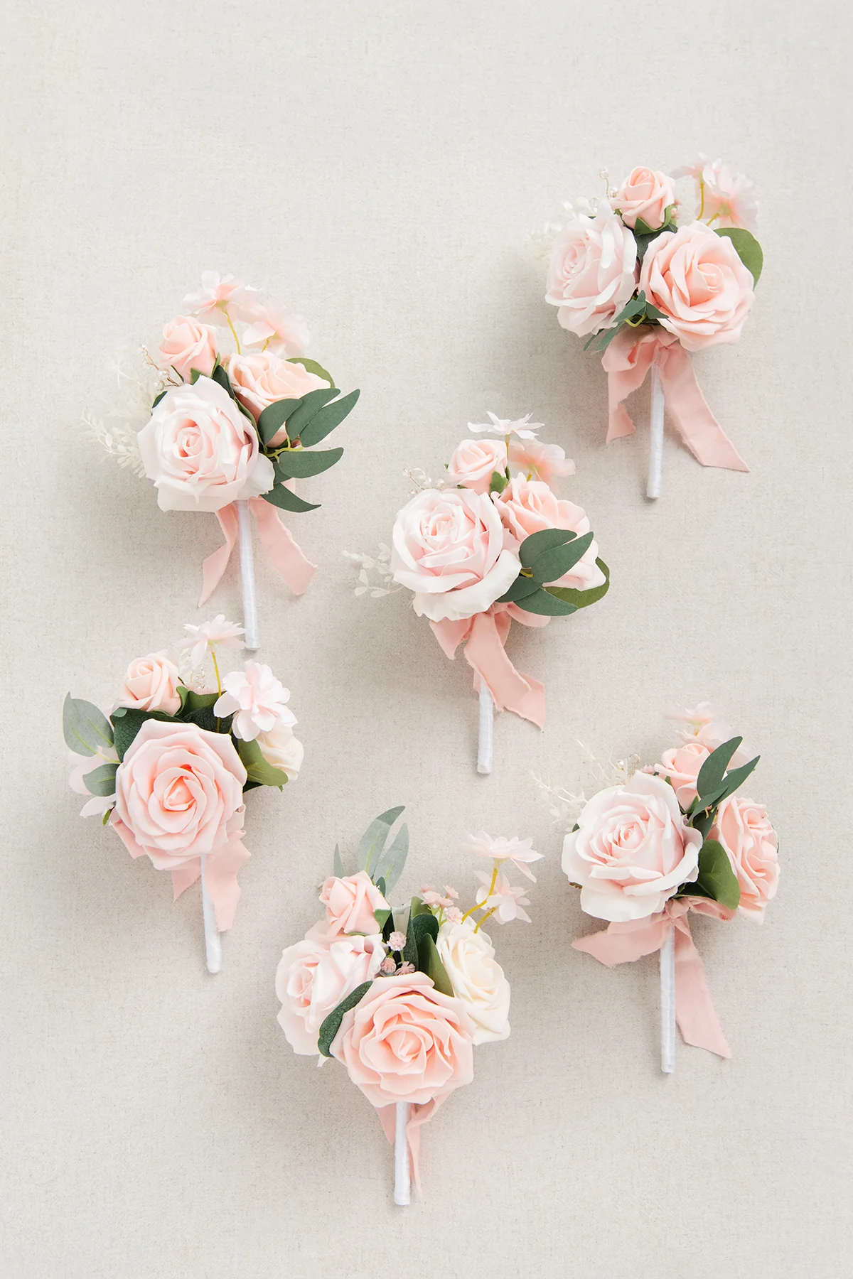Mini Ready-to-Use Flower Centerpiece Set in Blush & Cream | Clearance - Image 5