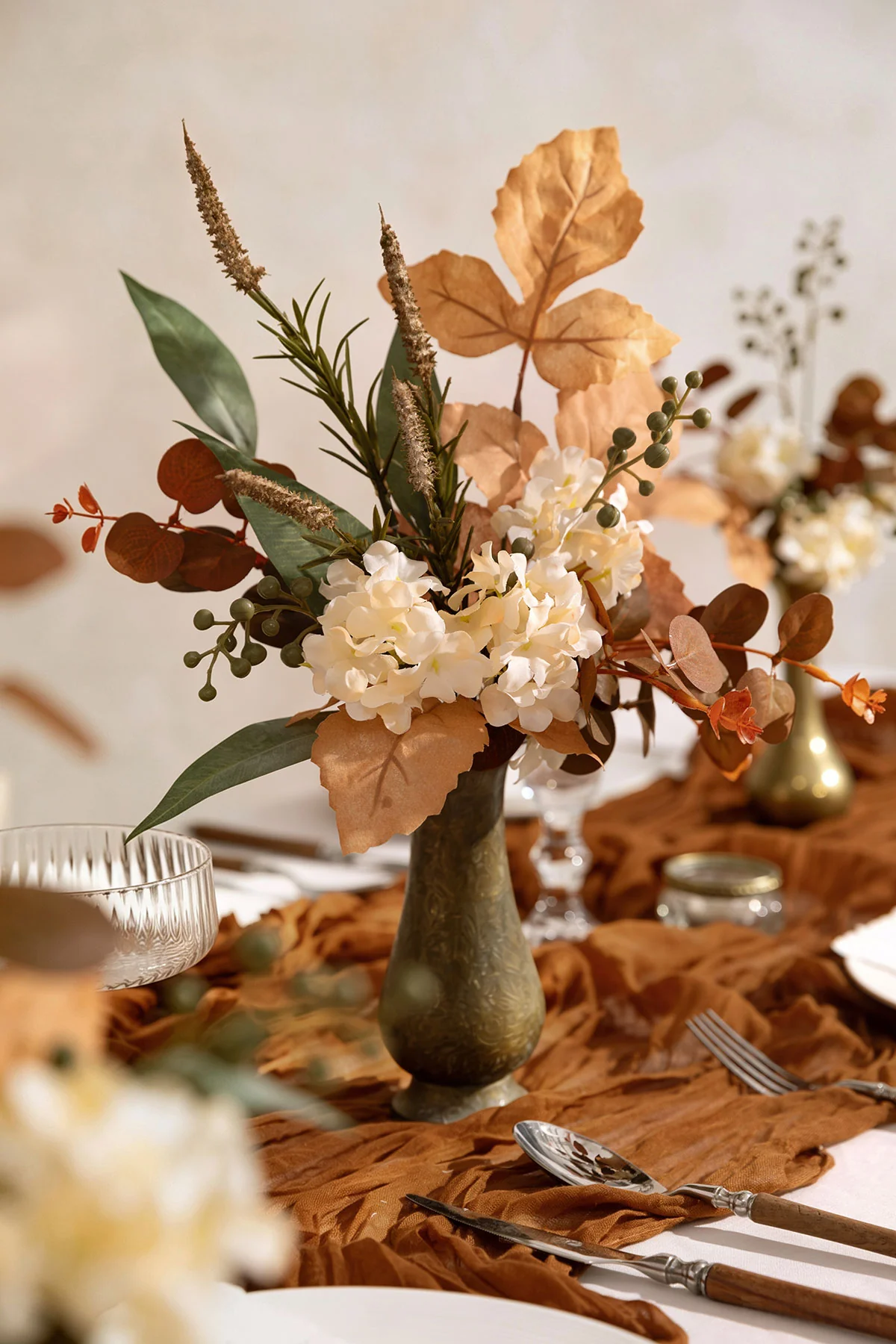 Mixed Filler Combo in Burnt Orange & Cream - Image 3