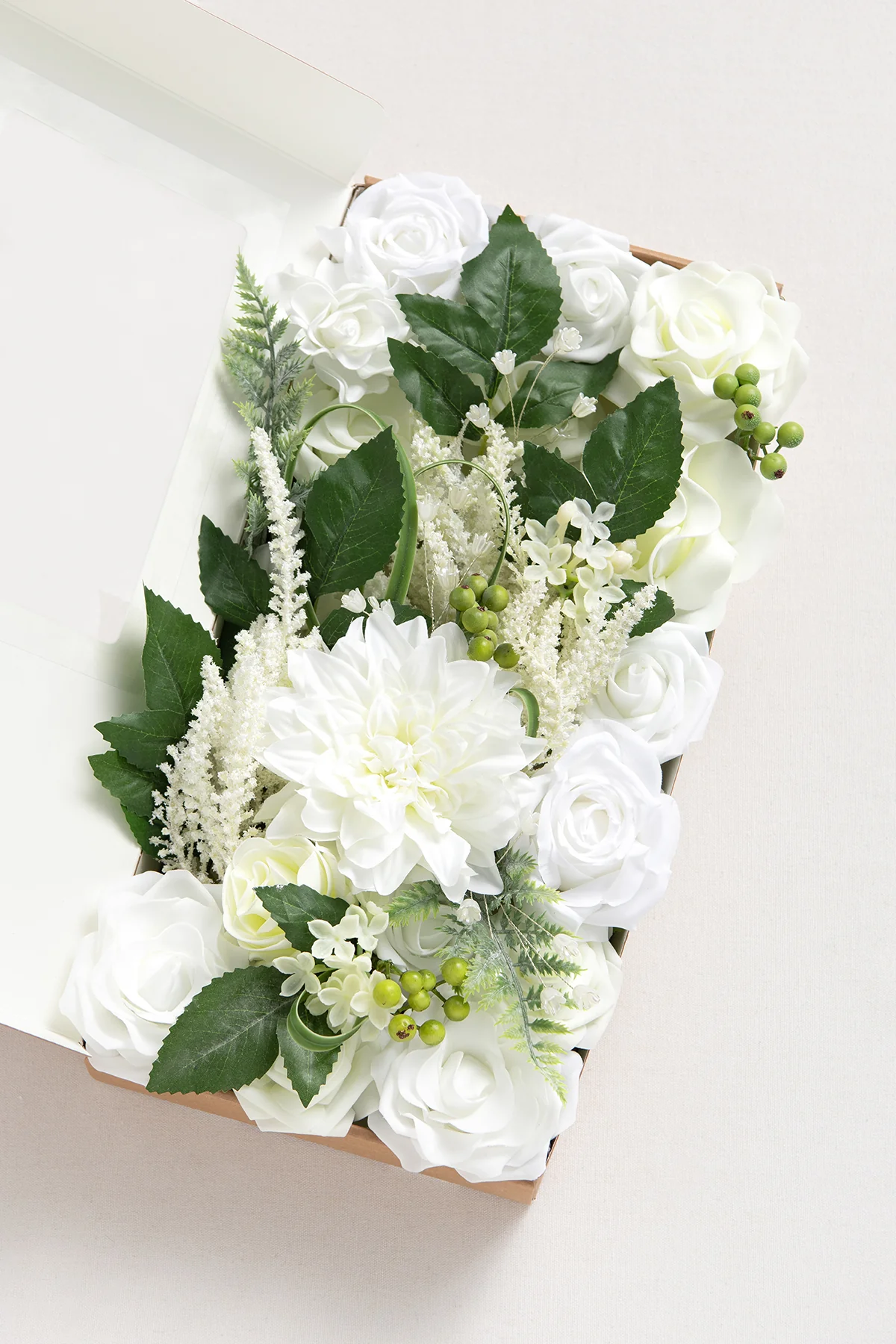 Natural White & Ivory Designer Flower Boxes - Image 53
