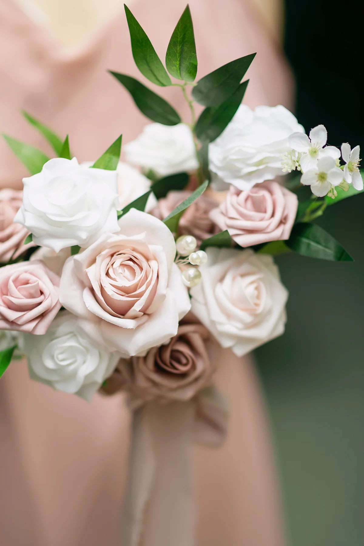 Dusty Rose Wedding Flowers & Greenery - Image 37