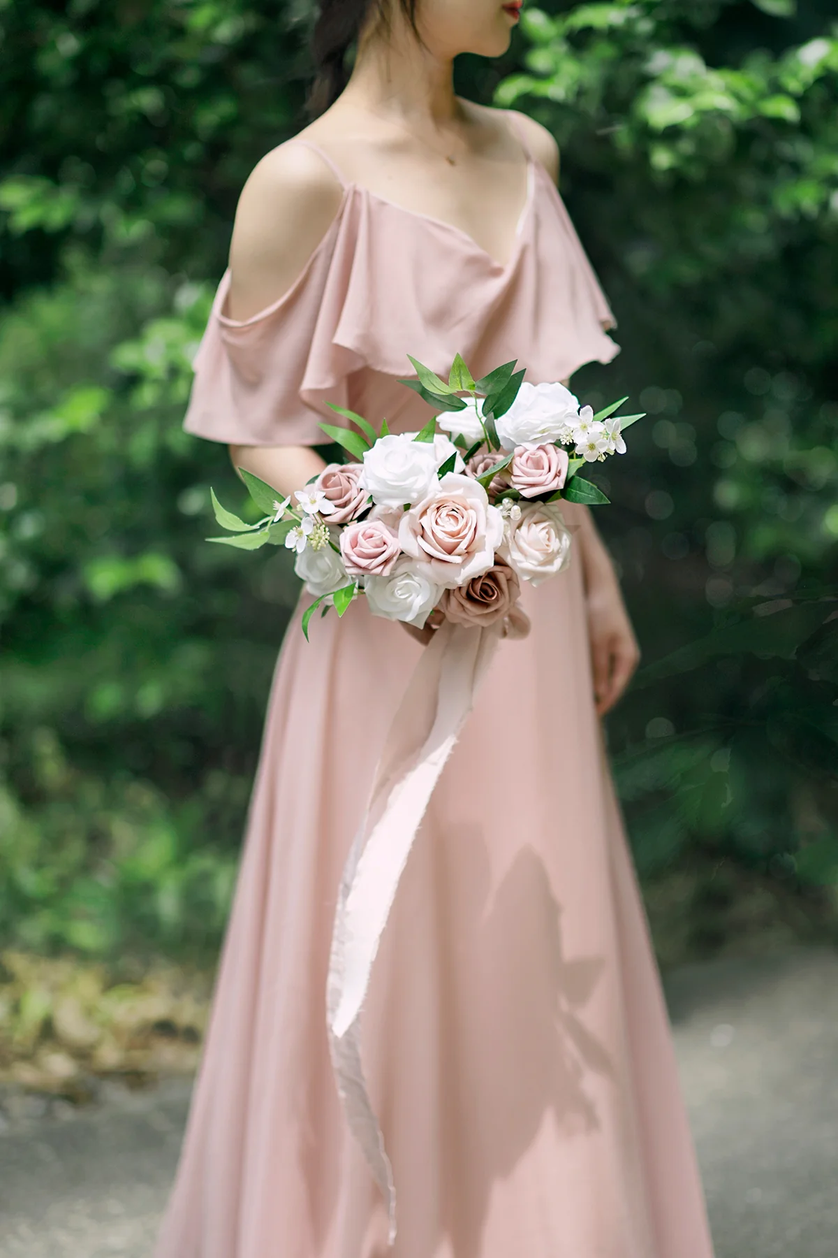 Dusty Rose Wedding Flowers & Greenery - Image 38