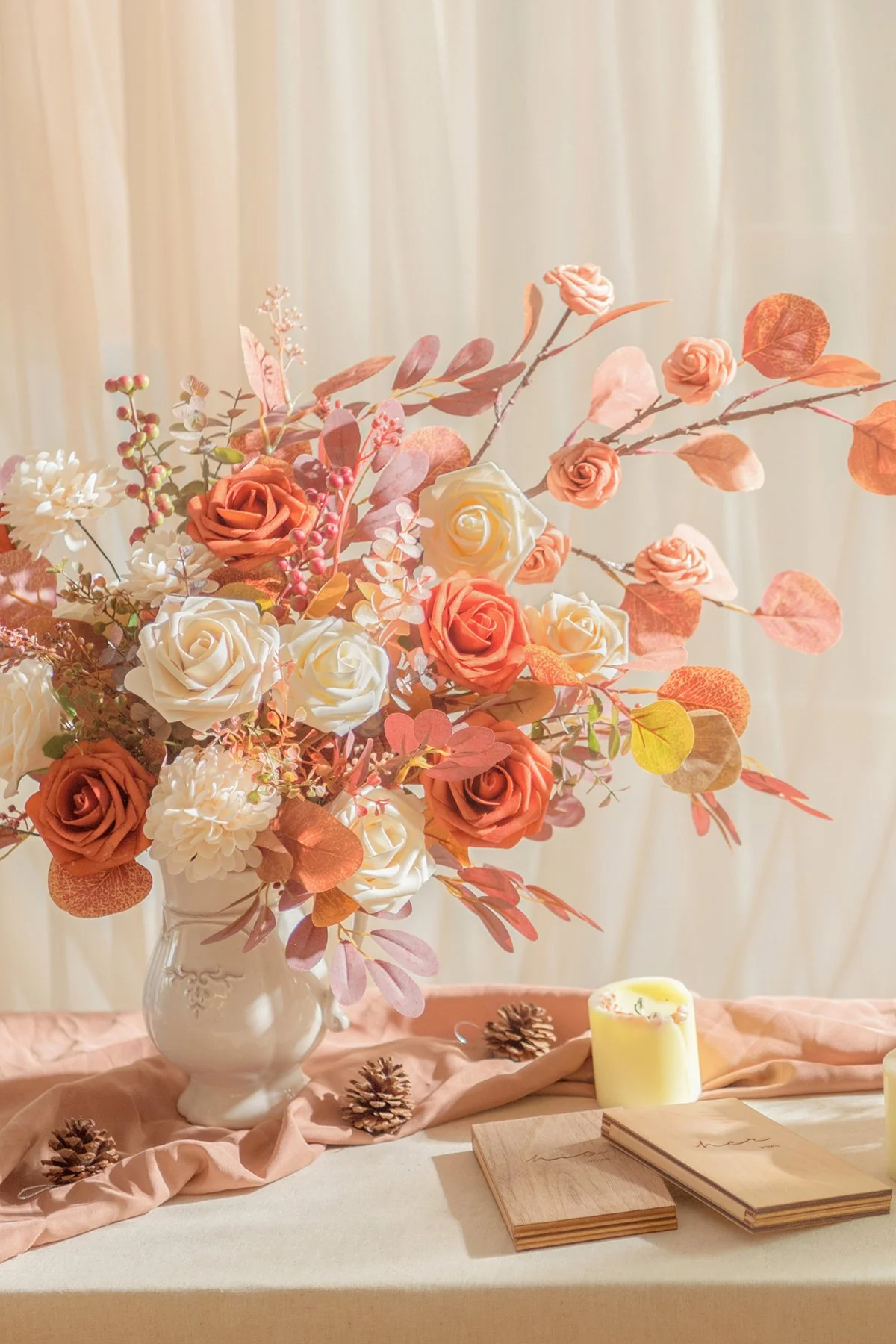 Terracotta Wedding Flowers & Greenery - Image 12