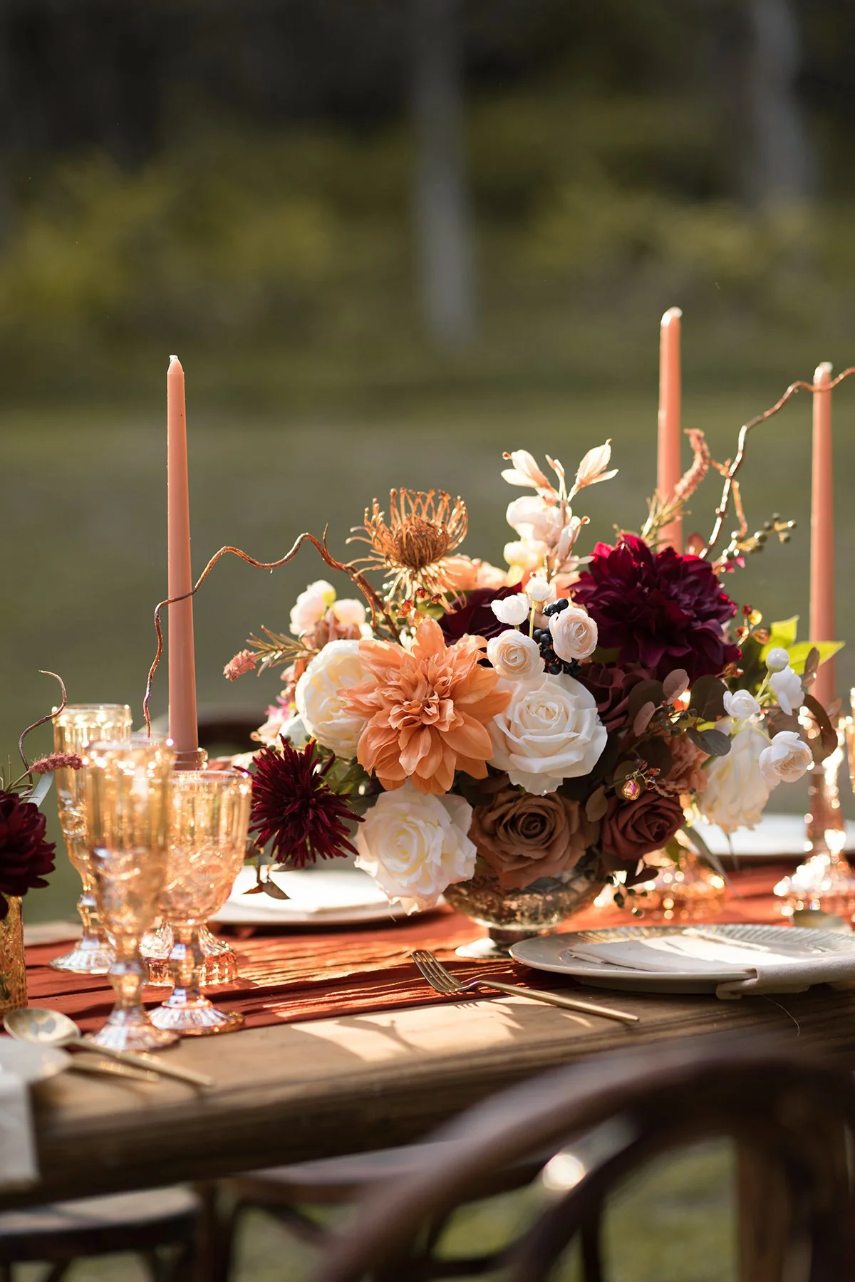 Terracotta Wedding Flowers & Greenery - Image 4