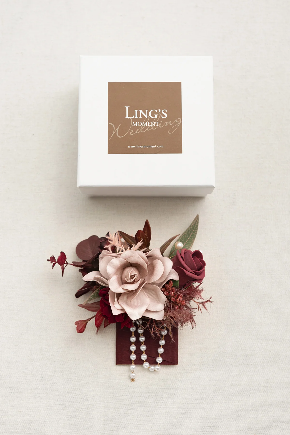 Boutonnieres in Burgundy - Image 10