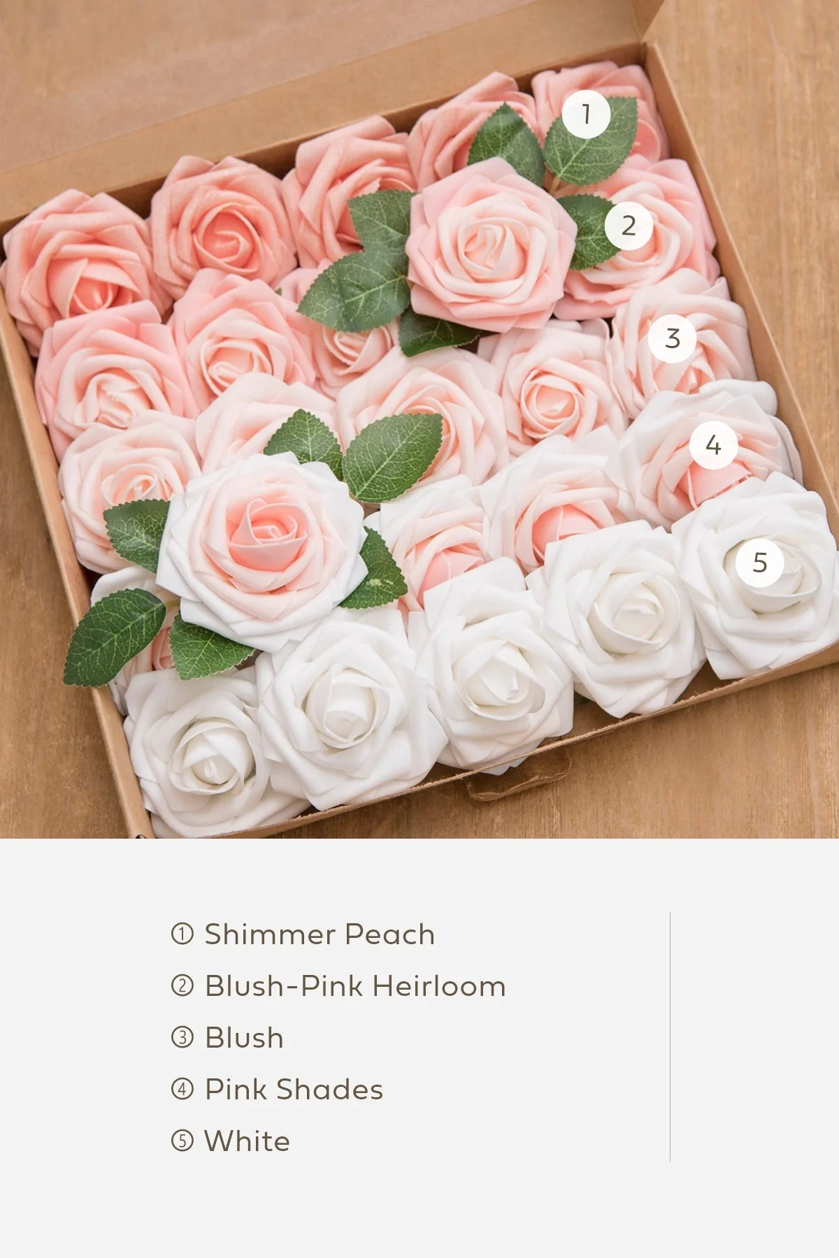 3" Foam Rose with Stem - Image 26