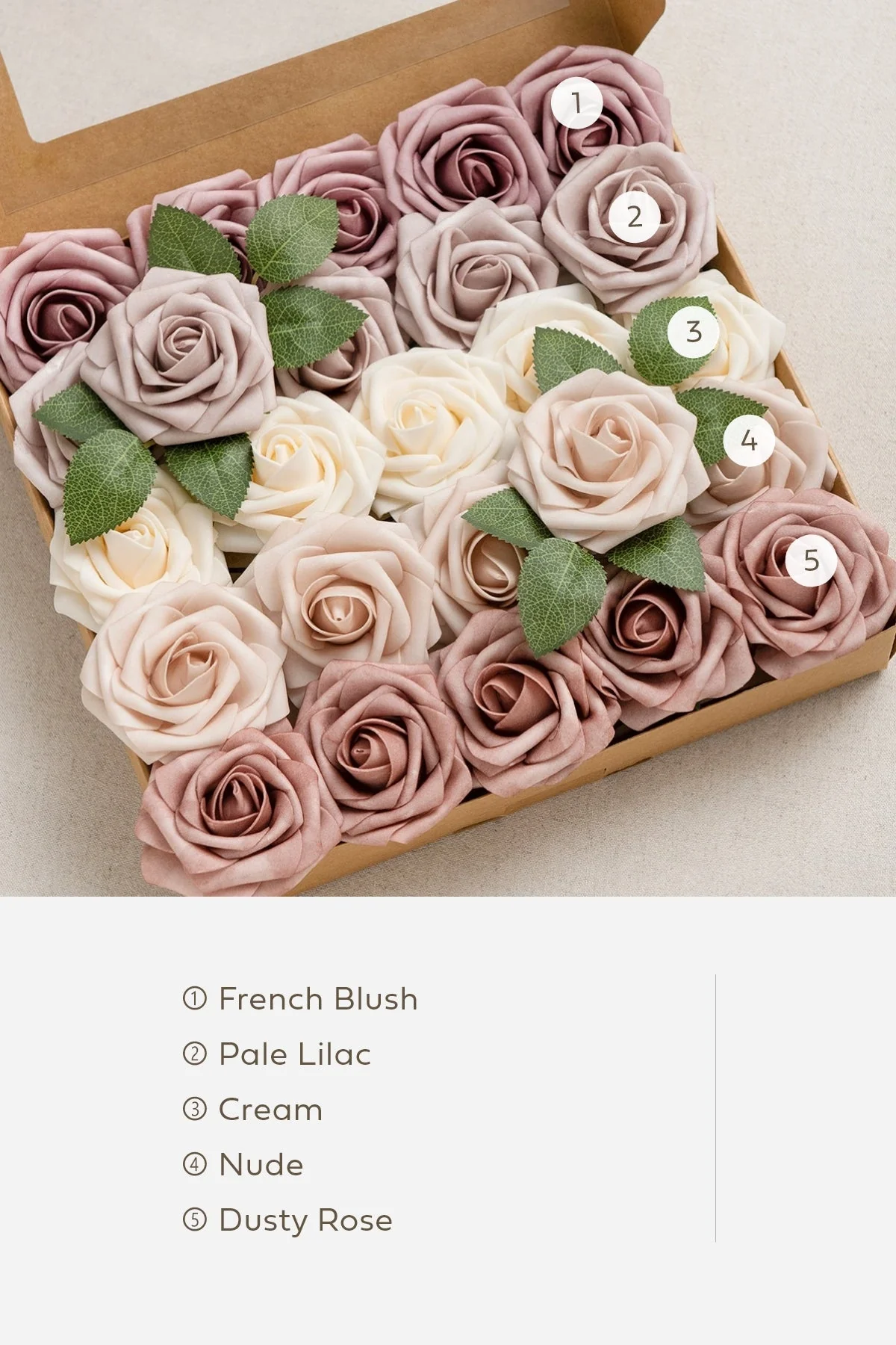 3" Foam Rose with Stem - Image 38