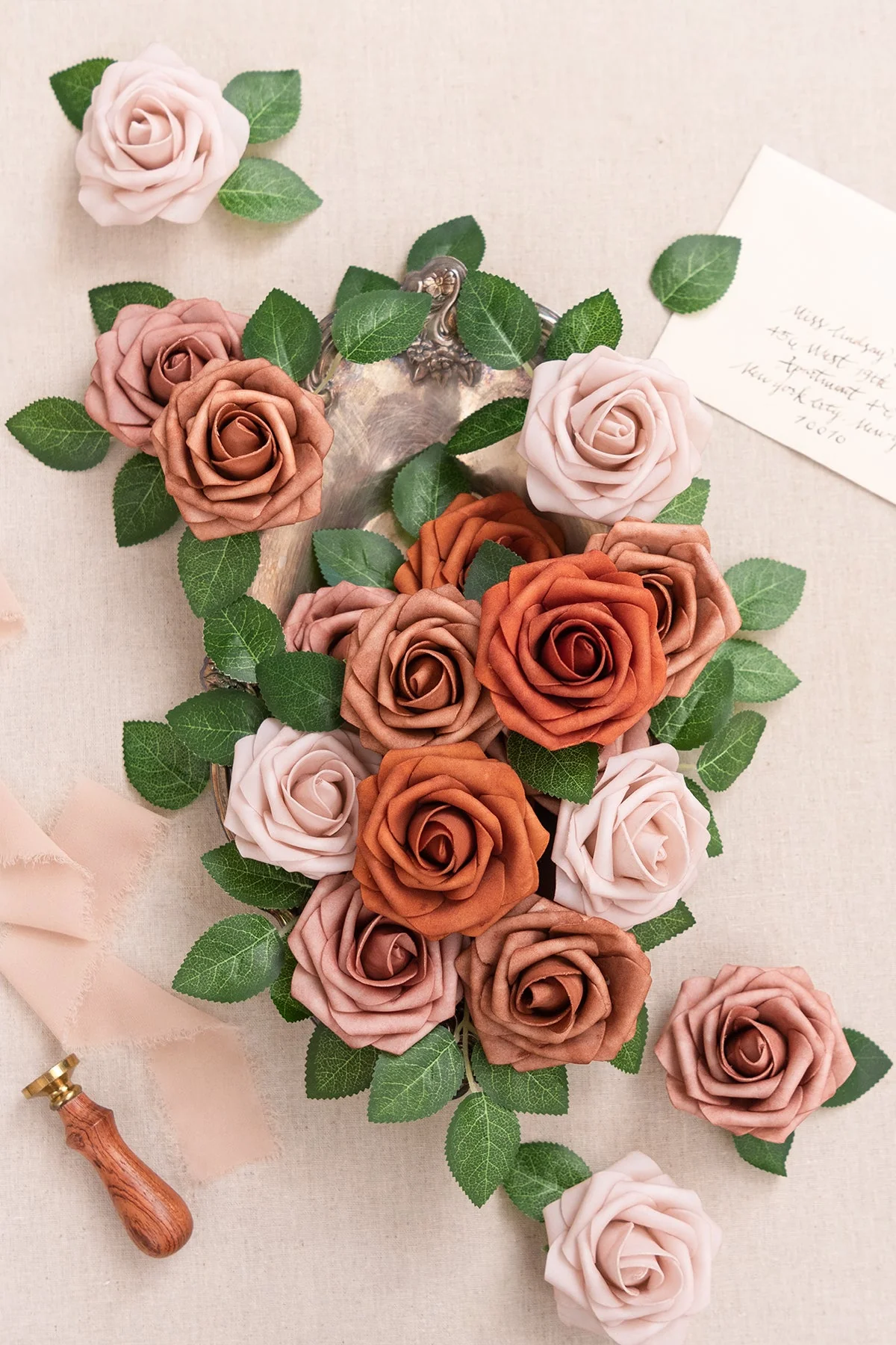 3" Foam Rose with Stem - Image 66