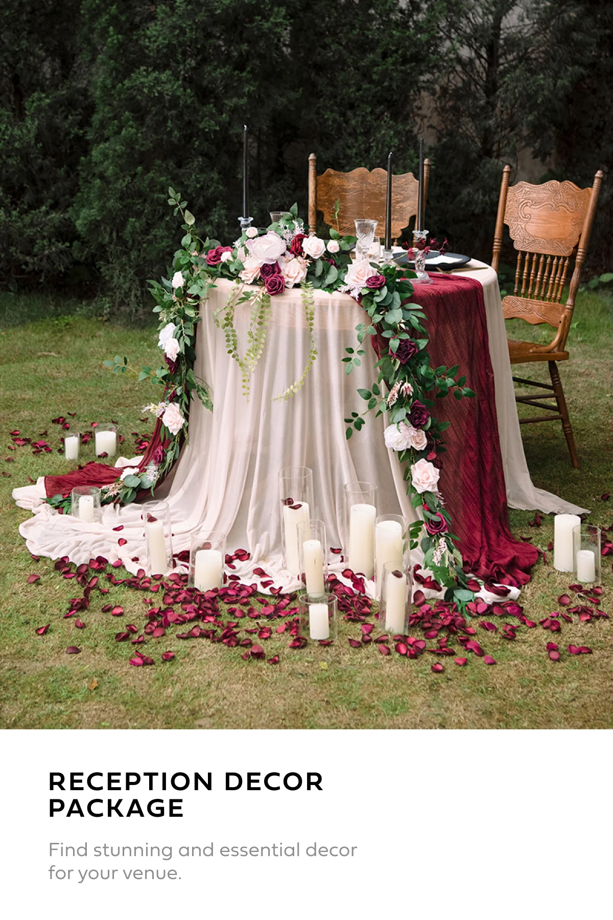 Wedding Flower Packages in Romantic Marsala - Image 16