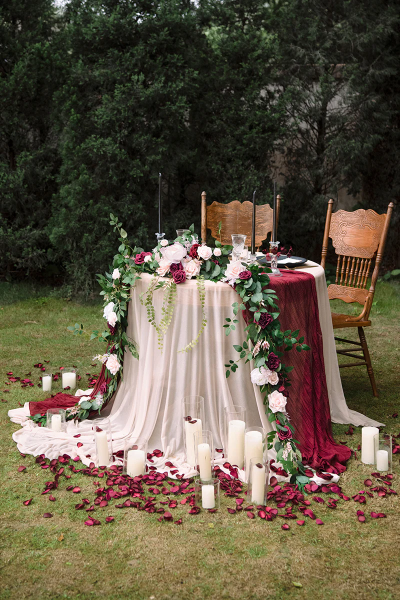 Wedding Flower Packages in Romantic Marsala - Image 17