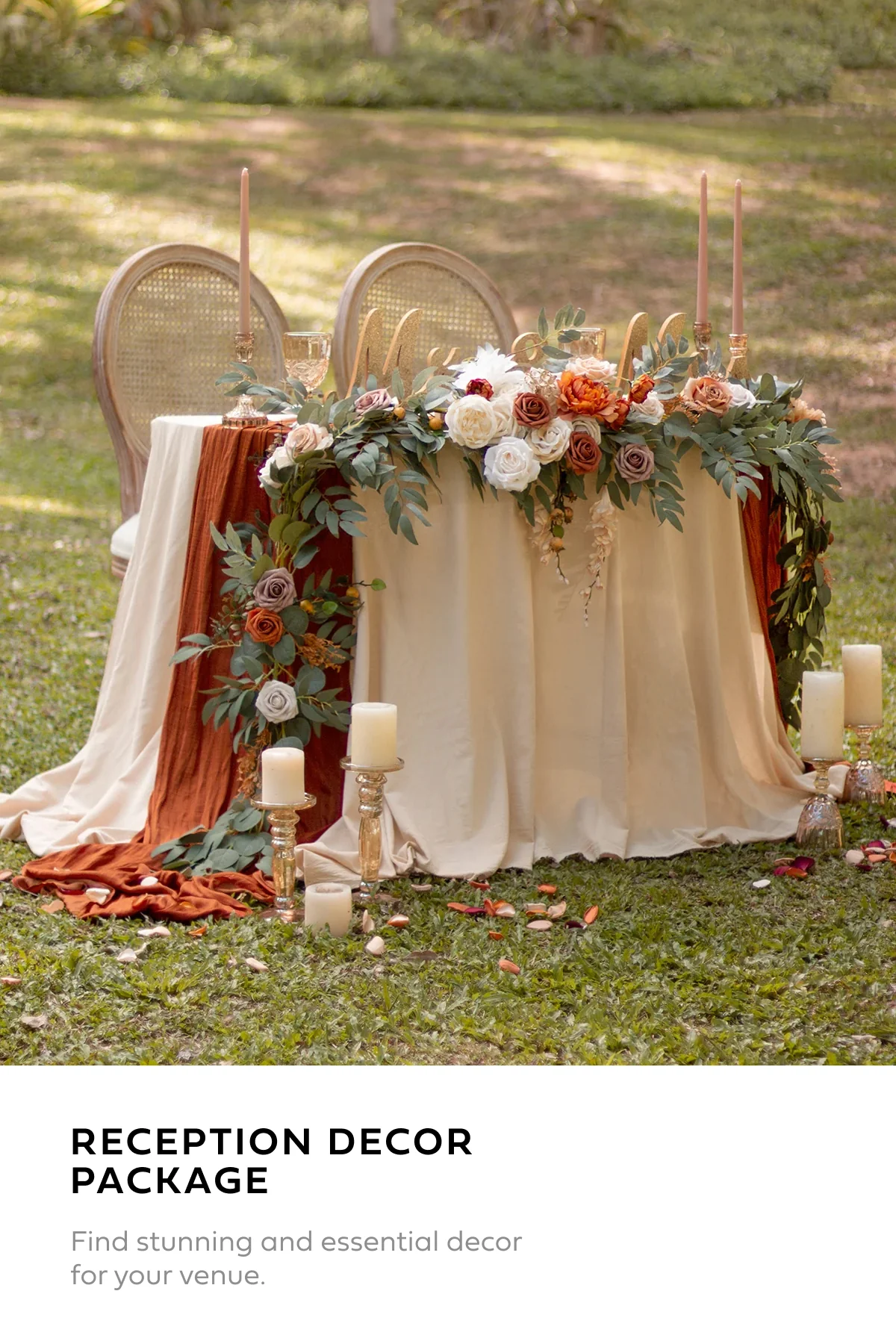 Wedding Flower Packages in Sunset Terracotta - Image 2