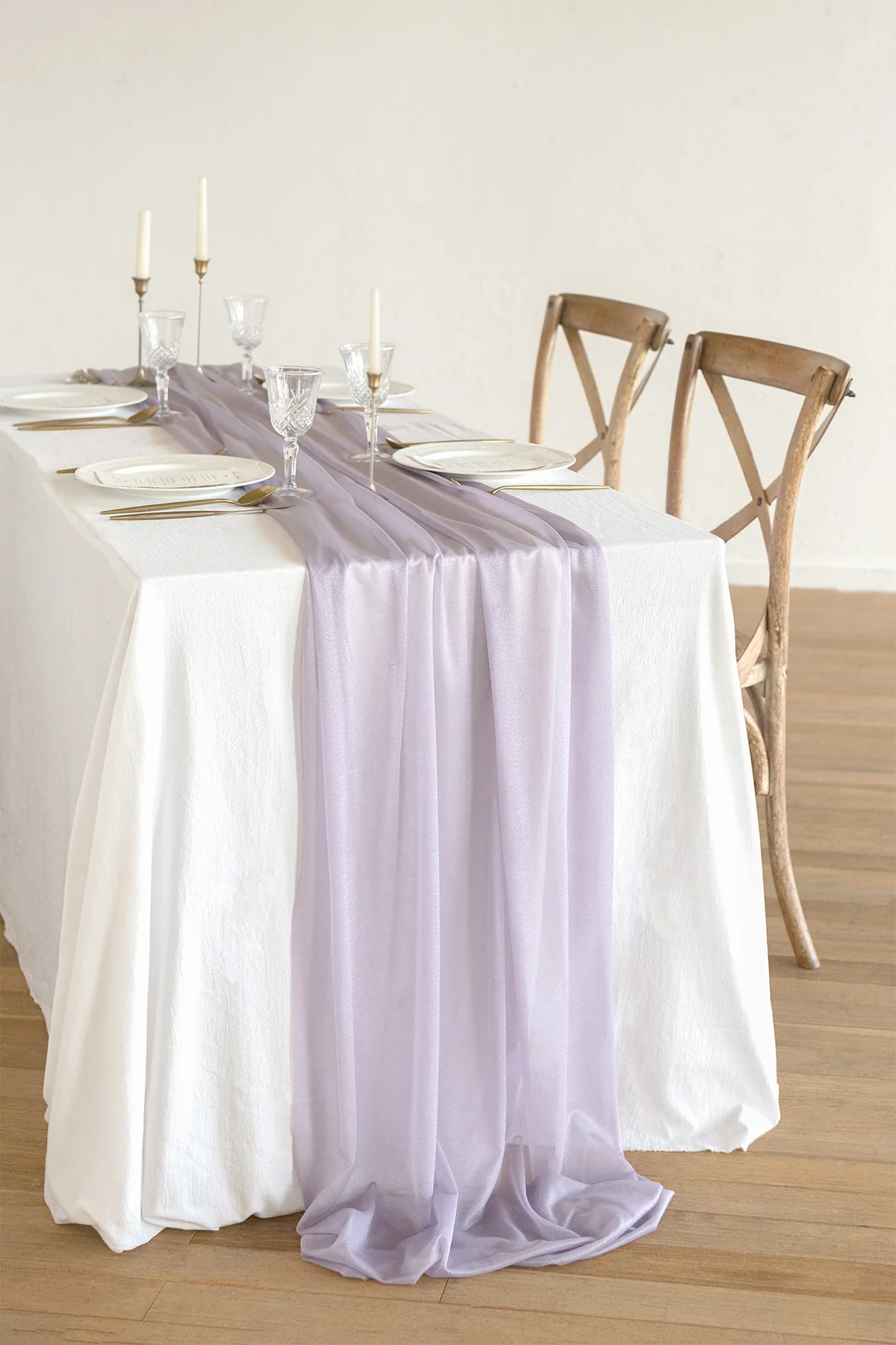 Romantic Sheer Table Runner 29" w x 10ft/14ft - Image 38