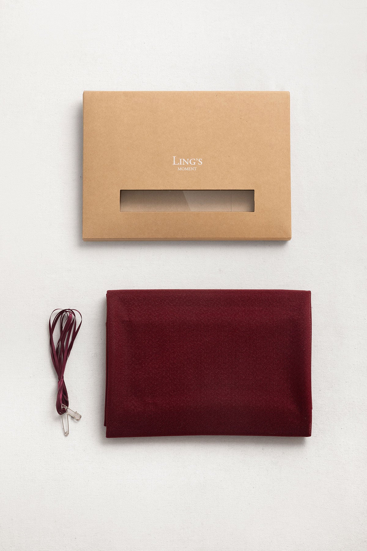 Romantic Sheer Table Runner 29"w x 14FT - Burgundy - Image 4