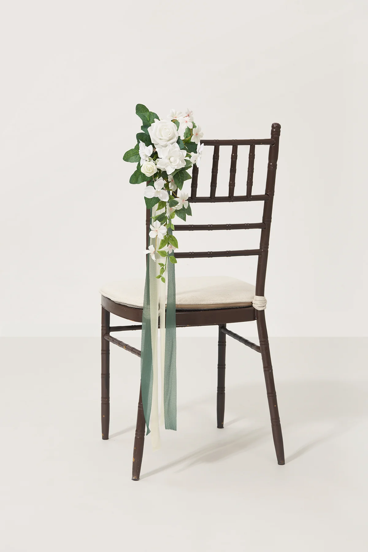 Aisle & Chair Decor in White & Sage