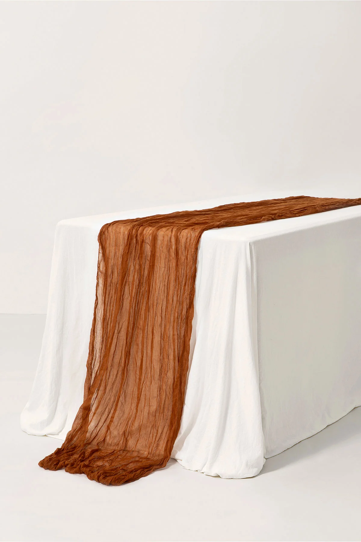 Rustic Gauze Cheesecloth Table Runner 35" w x 10ft/14ft
