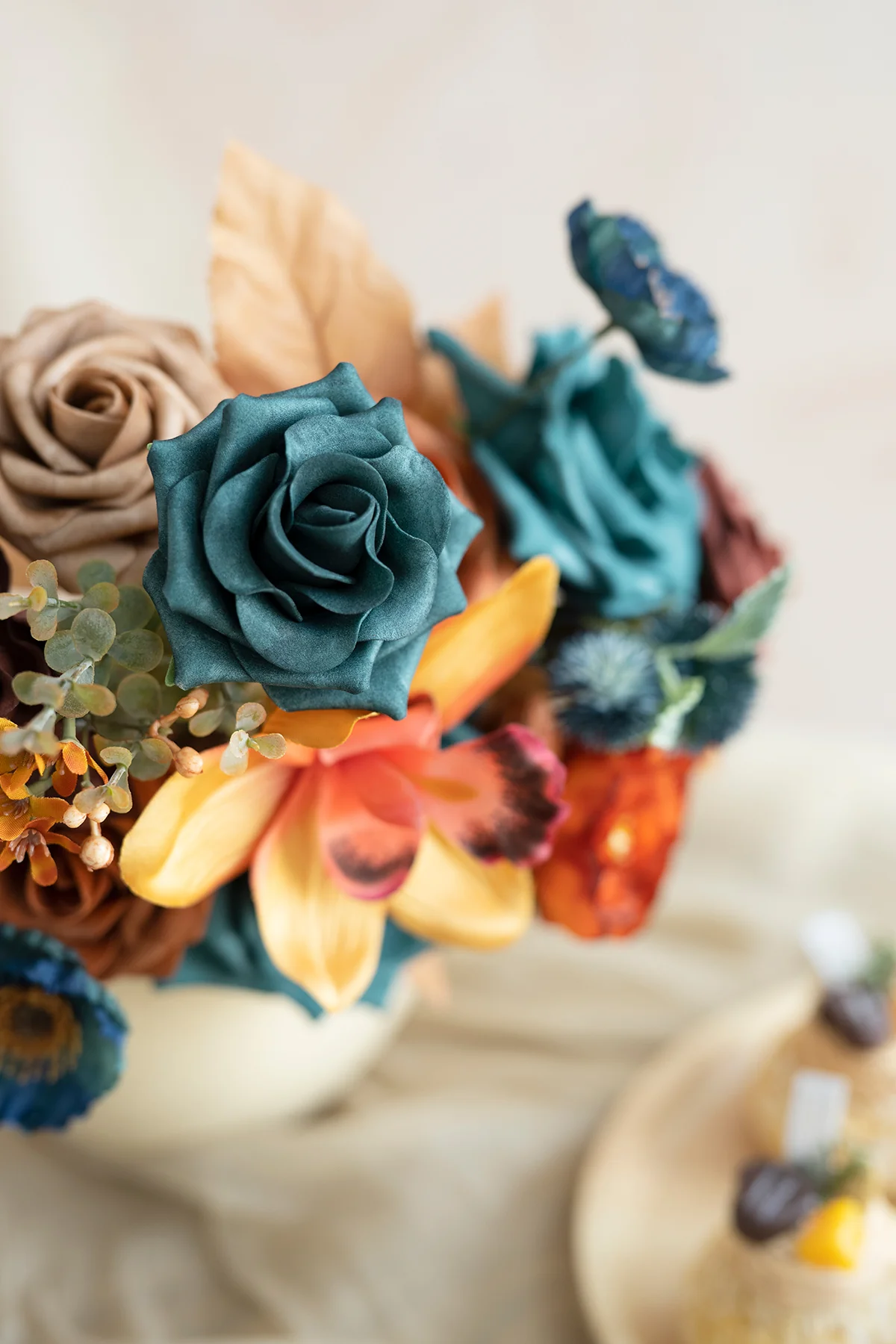 Sample Box in Dark Teal & Burnt Orange - Image 4