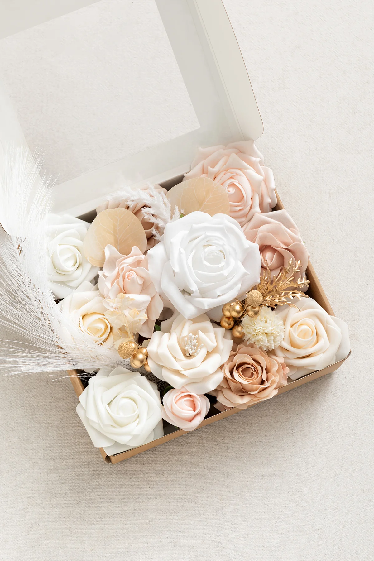 Sample Box in White & Beige | Clearance