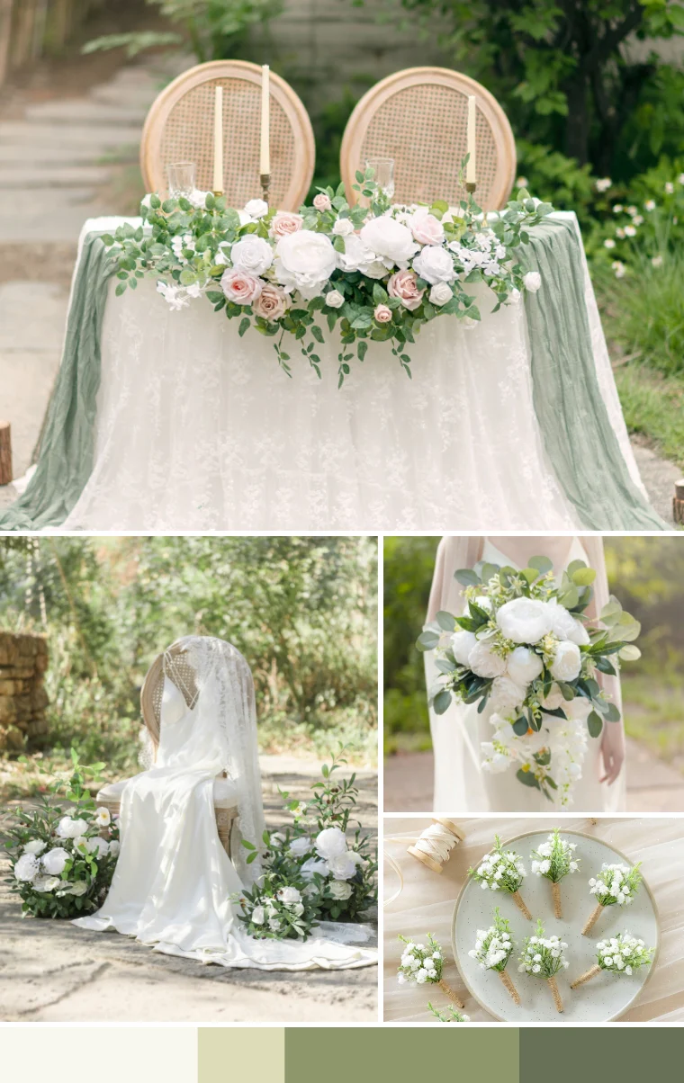 Sample Box in White & Sage - Image 5