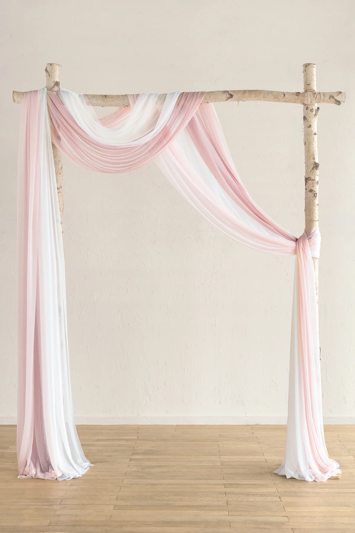 Sheer Wedding Arch Draping 30" w x 20ft - Ombre Colors - Image 9