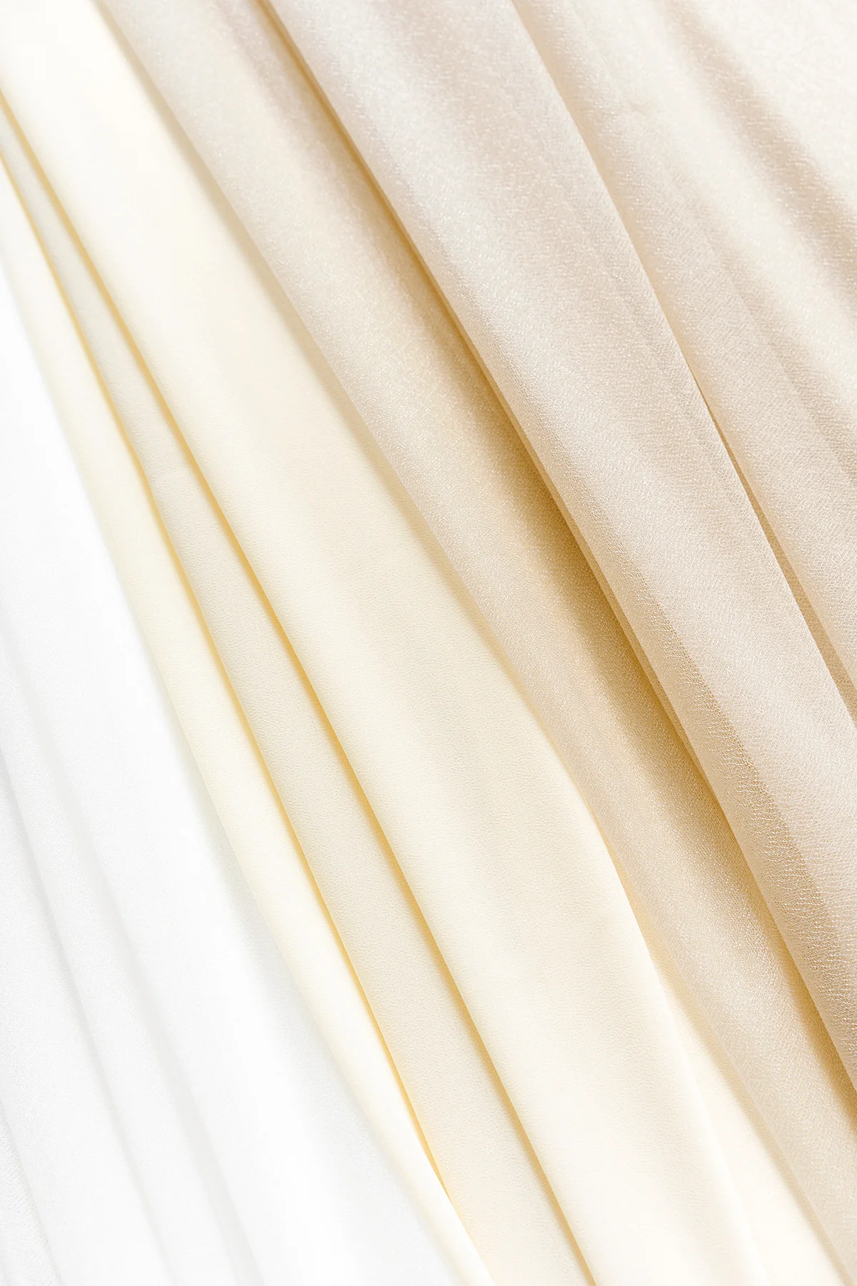 Wedding Arch Drapes in White & Beige - Image 7