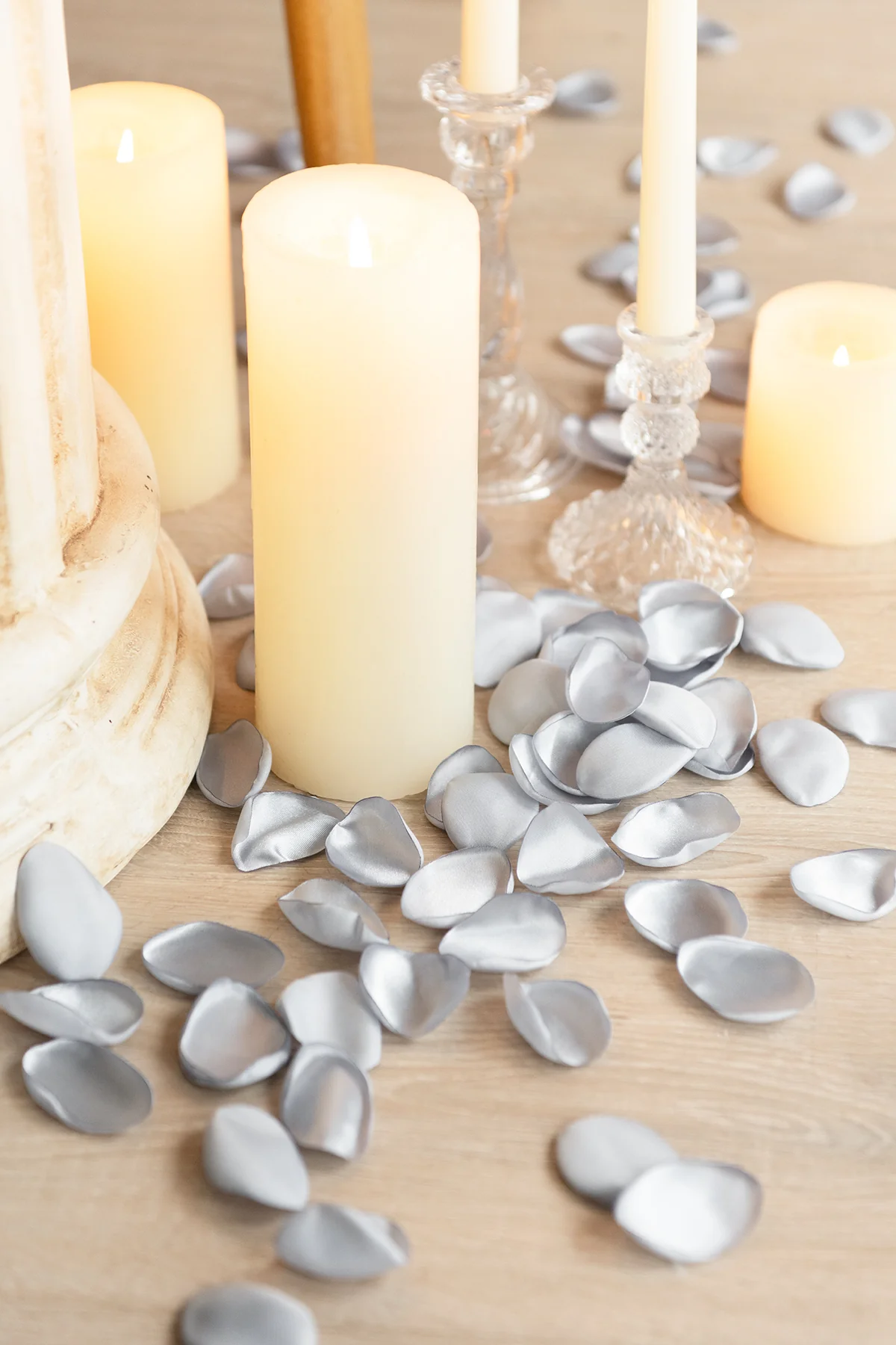 Silk Rose Petals in Dusky Rose & Silver - Image 14