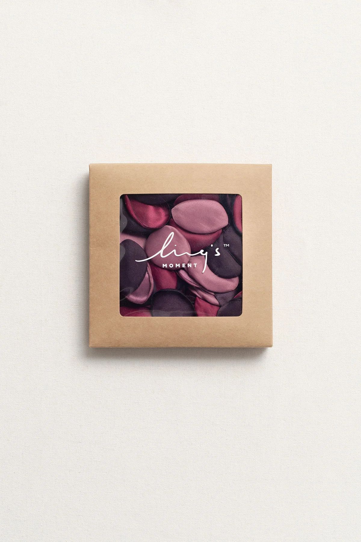 Silk Rose Petals in Plum Velvet Wedding - Image 4