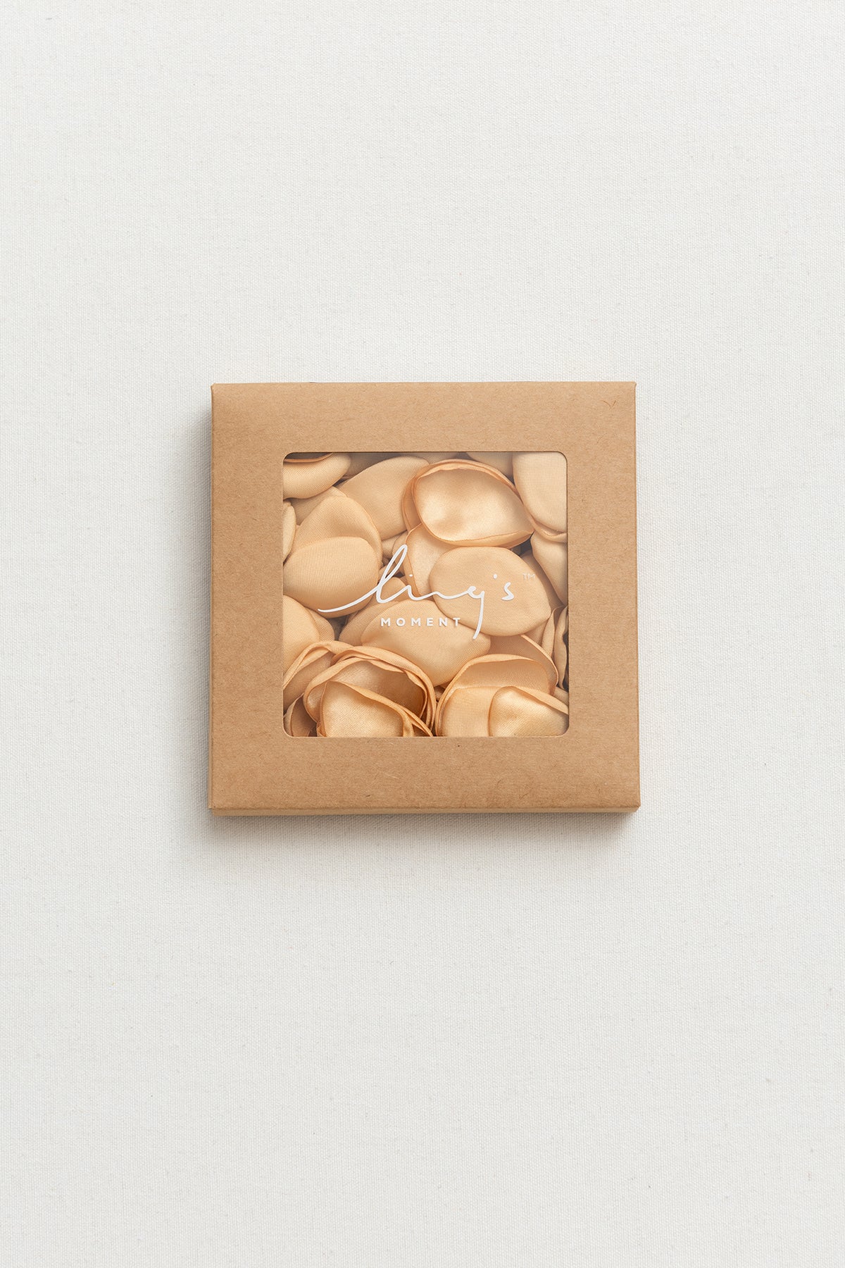 Silk Rose Petals in White & Beige - Image 4