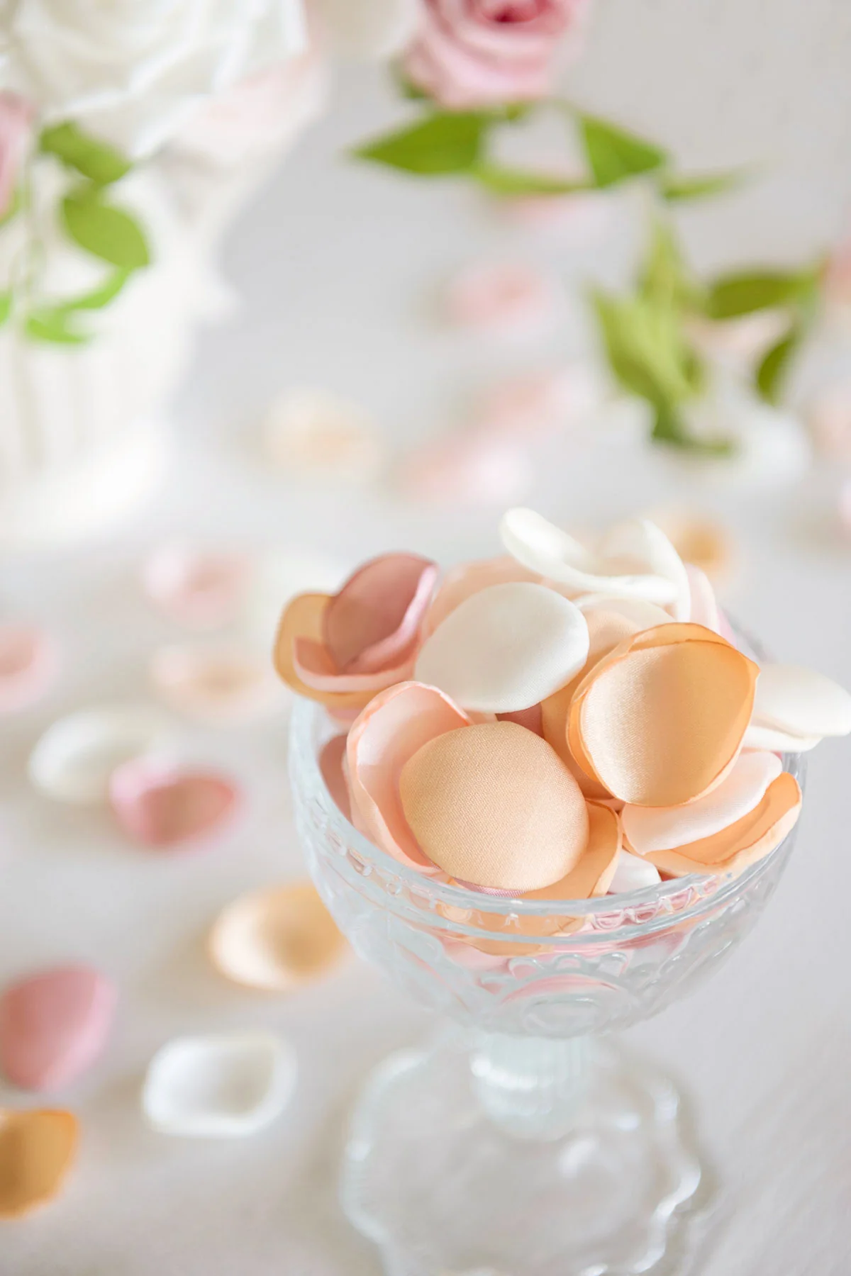 Silk Rose Petals - Rose Gold Fantasy